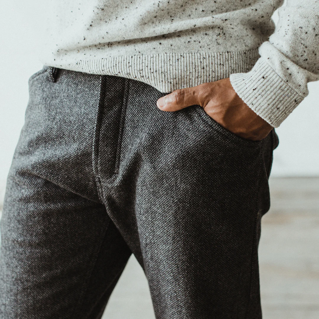 The Camp Pant in Charcoal Wool - Image 4