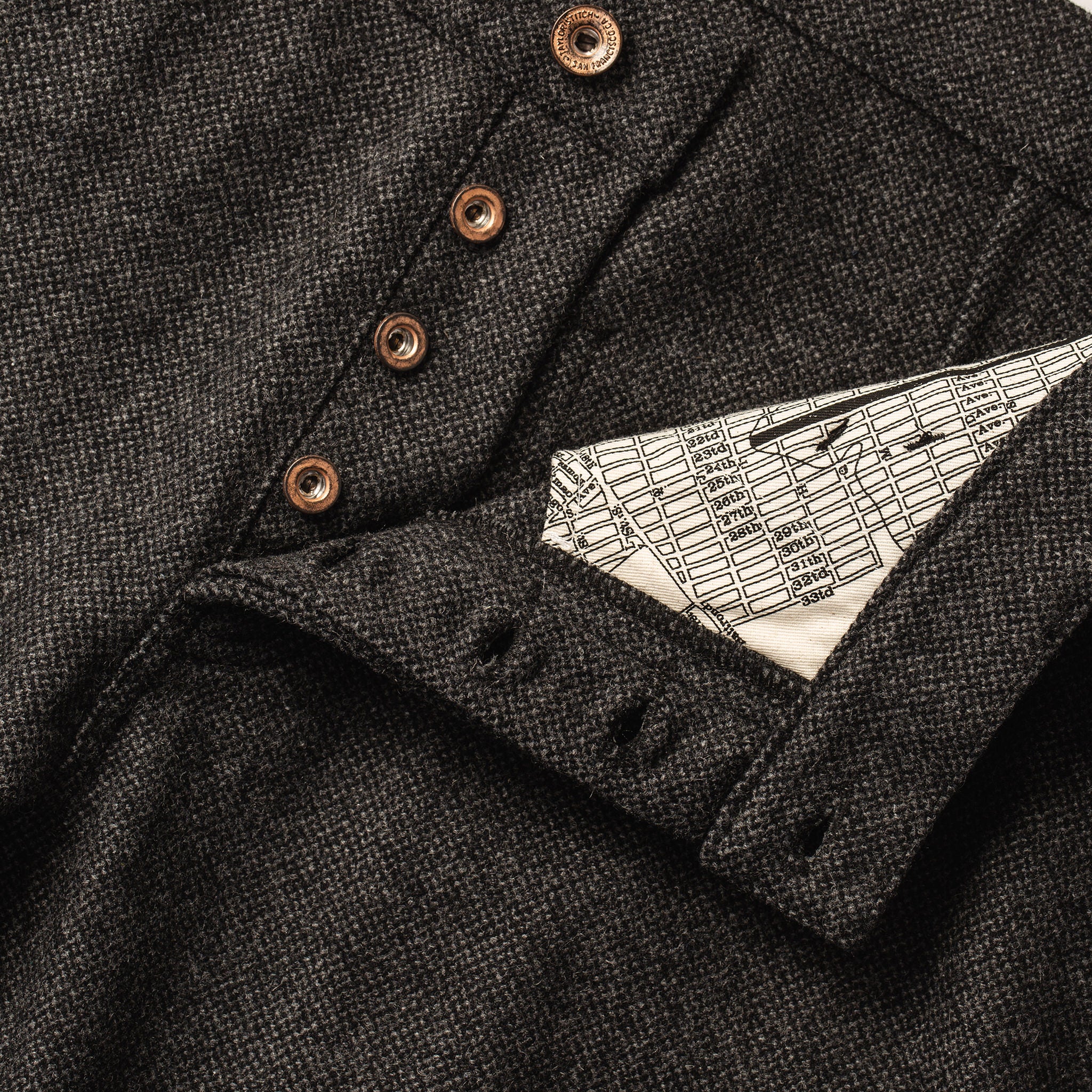 The Camp Pant in Charcoal Wool - Image 8