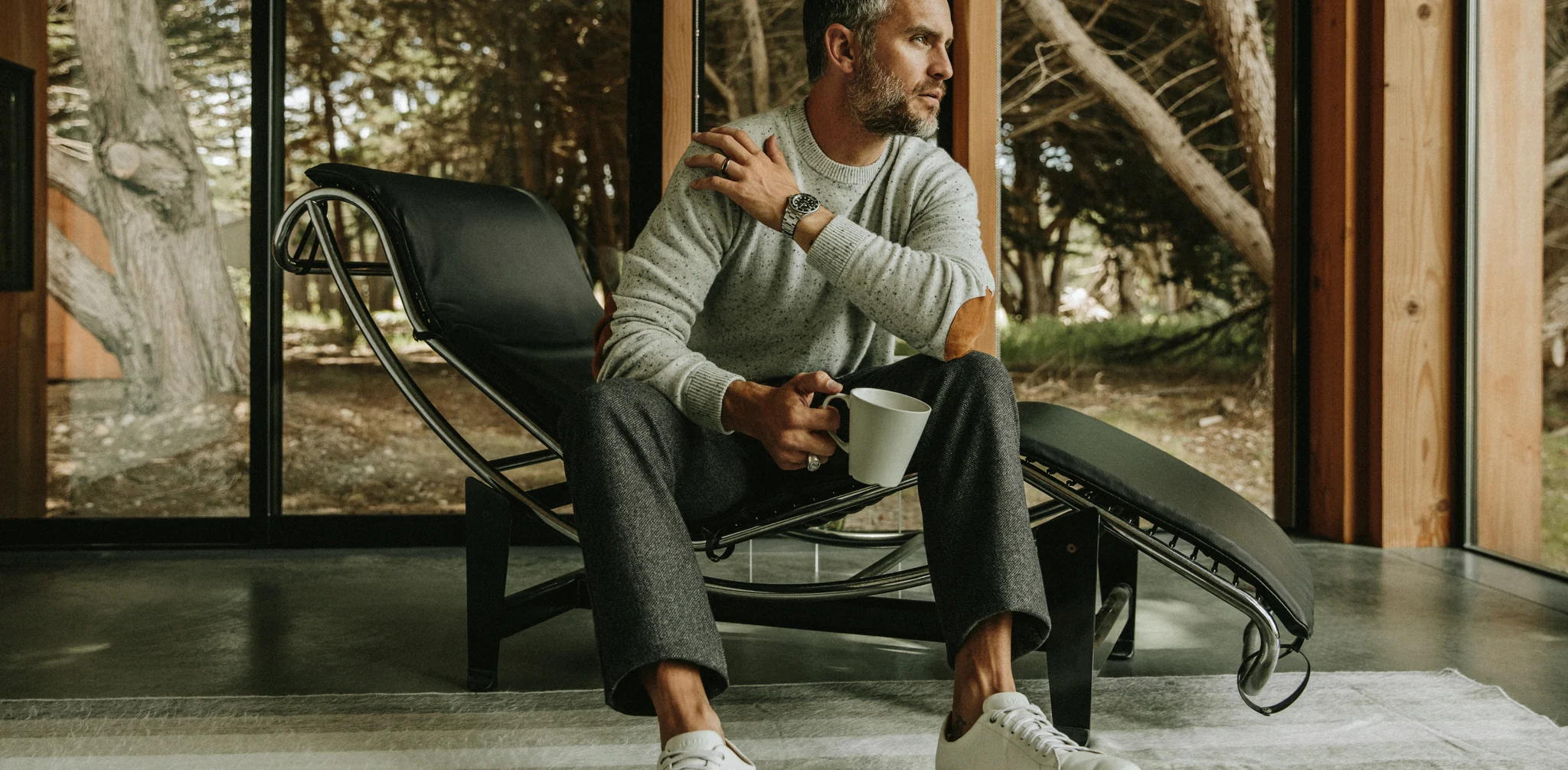 The Camp Pant in Charcoal Wool - Image 9