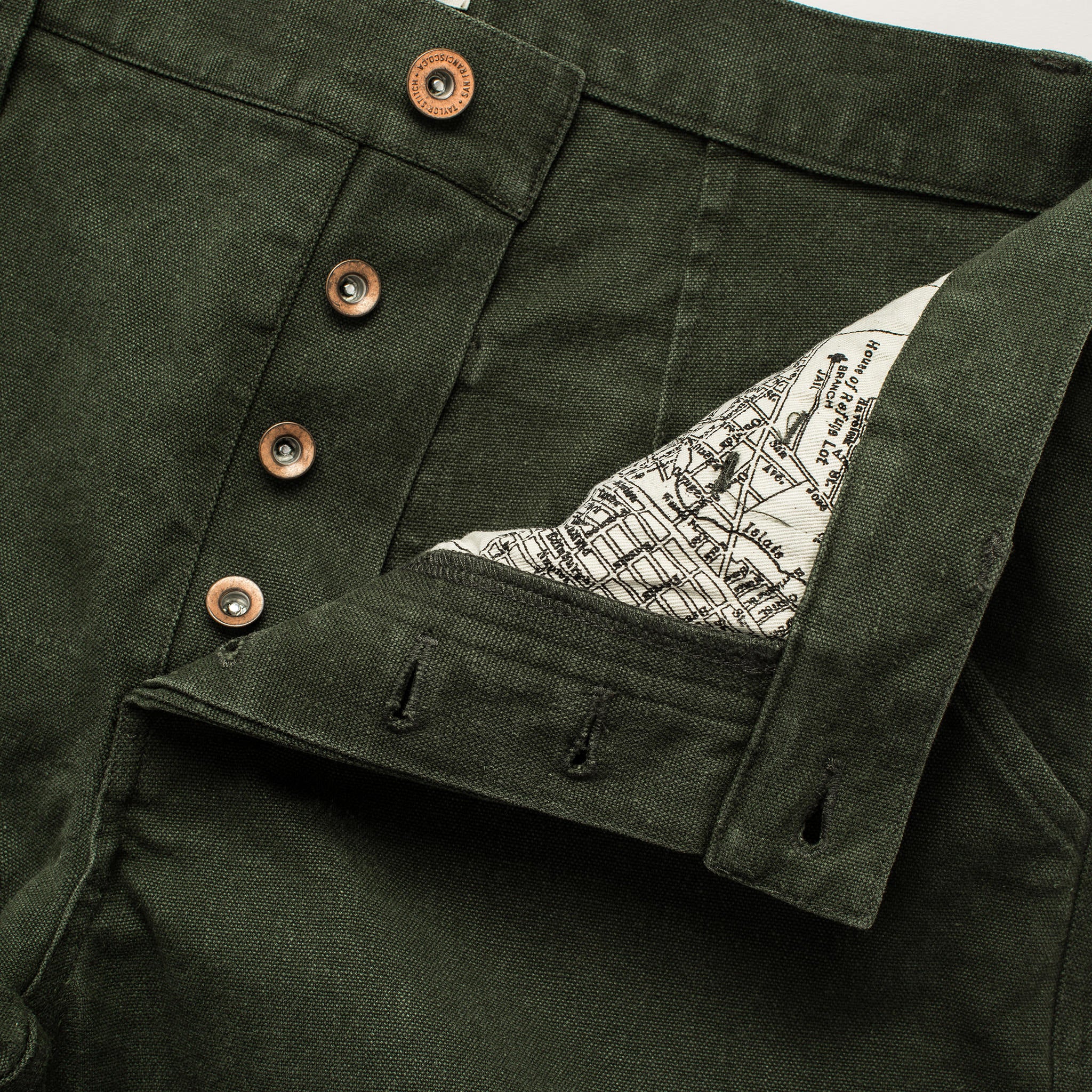 The Camp Pant in Dark Olive Boss Duck - Image 11