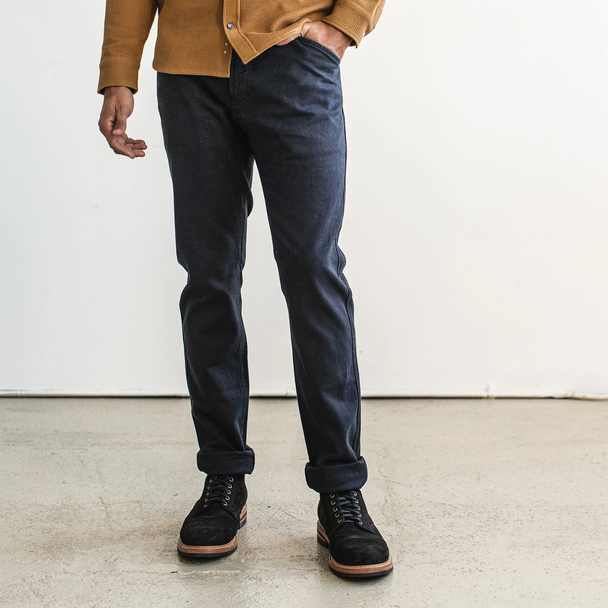 The Camp Pant in Indigo Boss Duck - Image 2