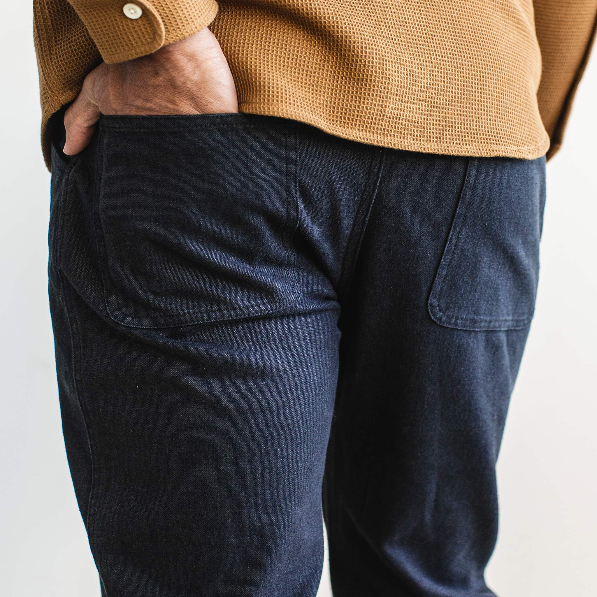 The Camp Pant in Indigo Boss Duck - Image 4
