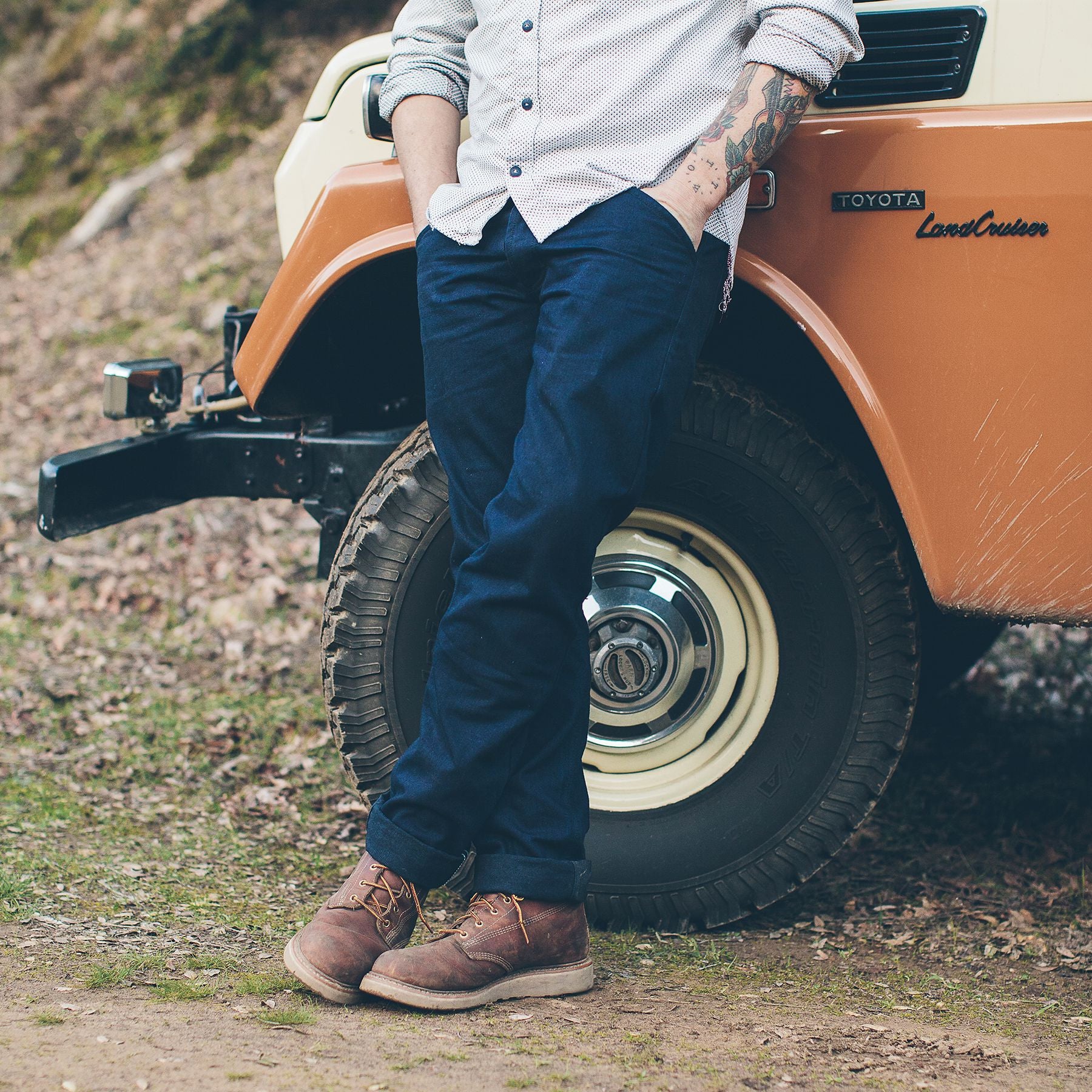 The Camp Pant in Indigo Selvage Twill - Image 2