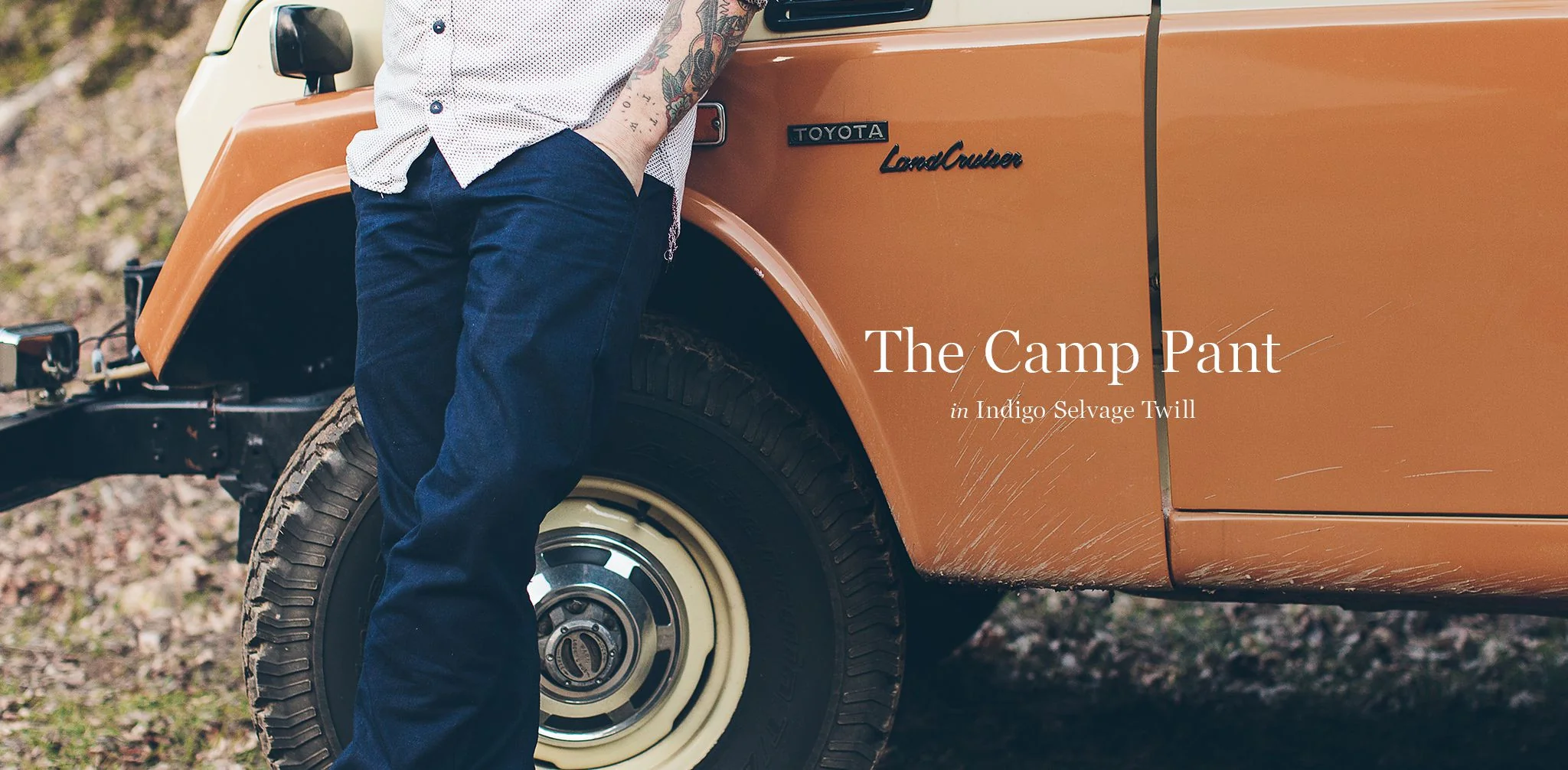 The Camp Pant in Indigo Selvage Twill - Image 9