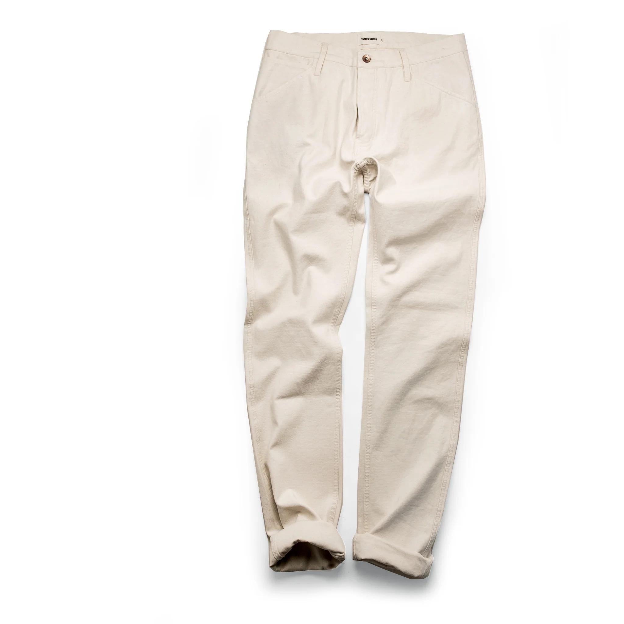 The Camp Pant in Natural Reverse Sateen - Image 10