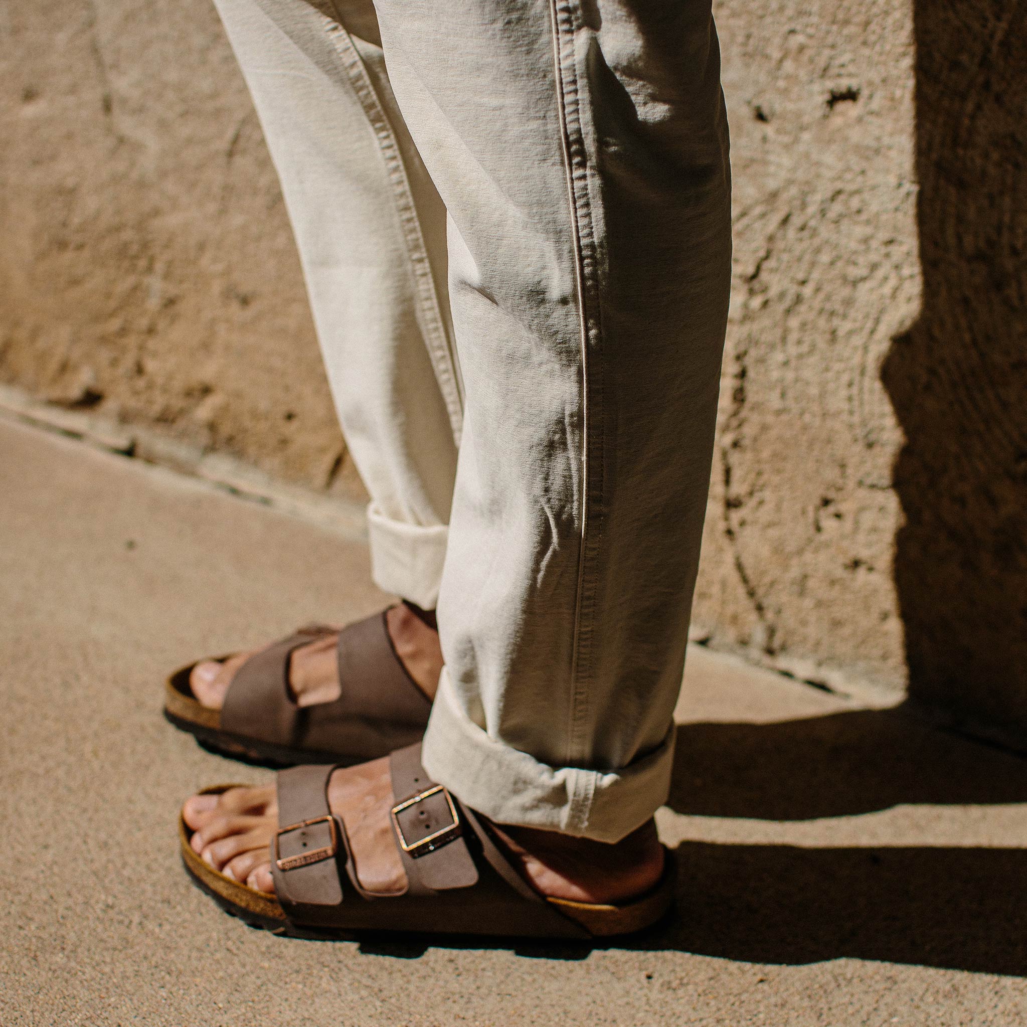 The Camp Pant in Natural Reverse Sateen - Image 3