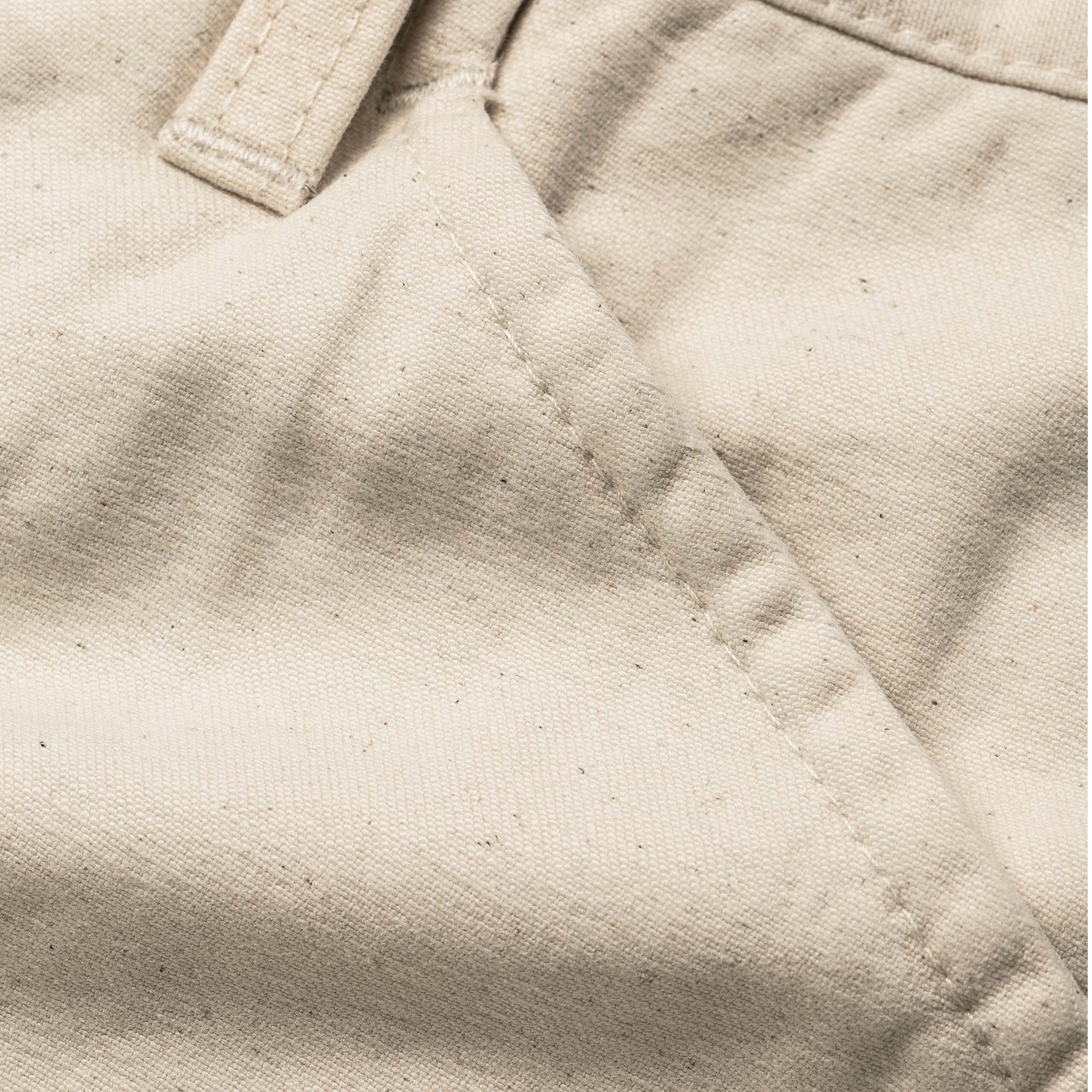 The Camp Pant in Natural Reverse Sateen - Image 7