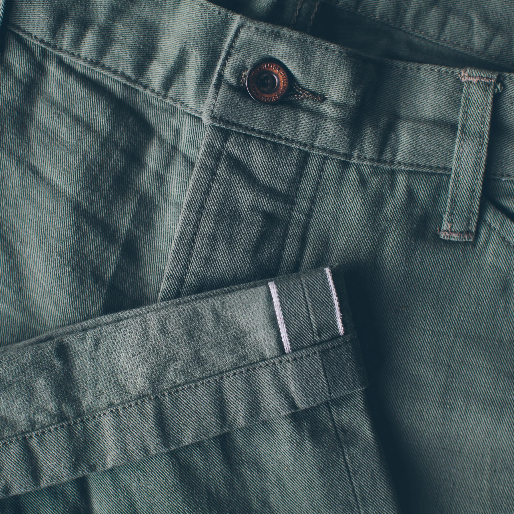 The Camp Pant in Olive Drab Selvage - Image 2