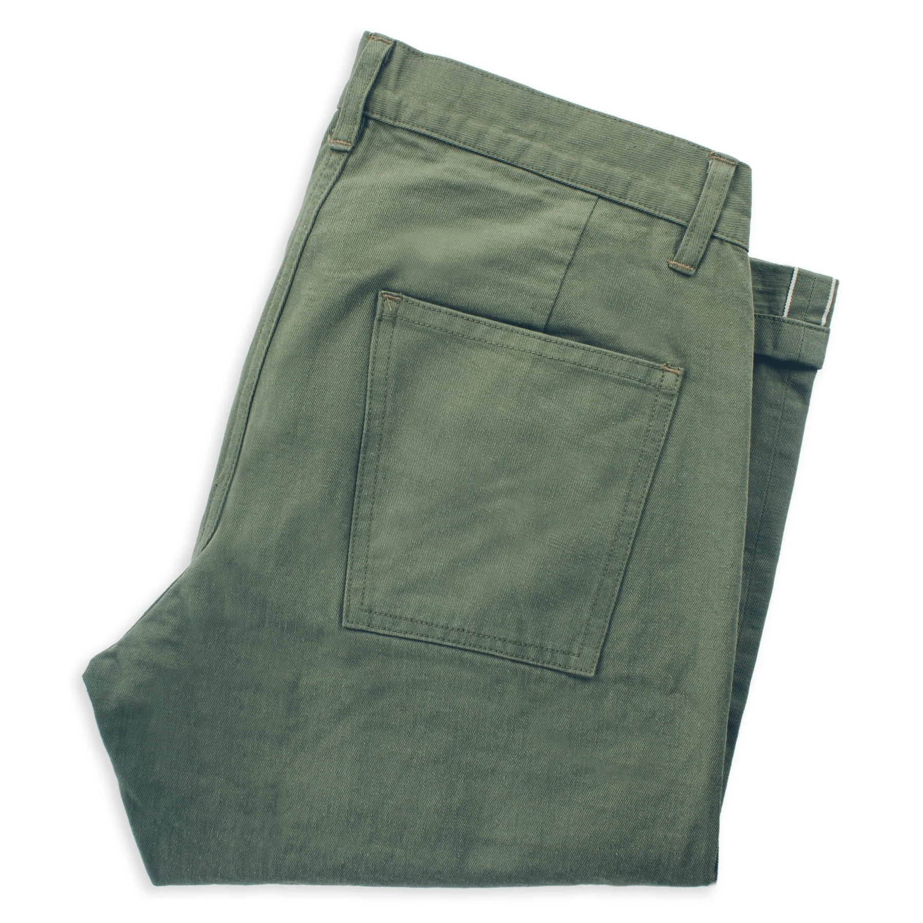 The Camp Pant in Olive Drab Selvage - Image 3
