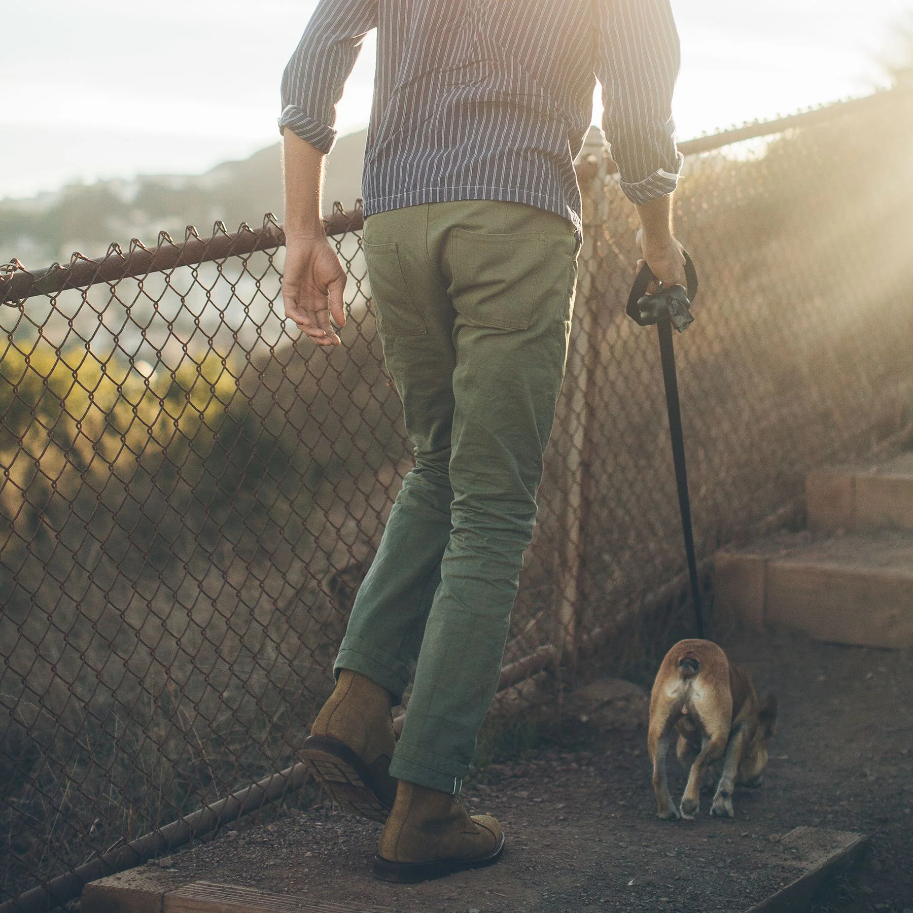 The Camp Pant in Olive Drab Selvage - Image 4