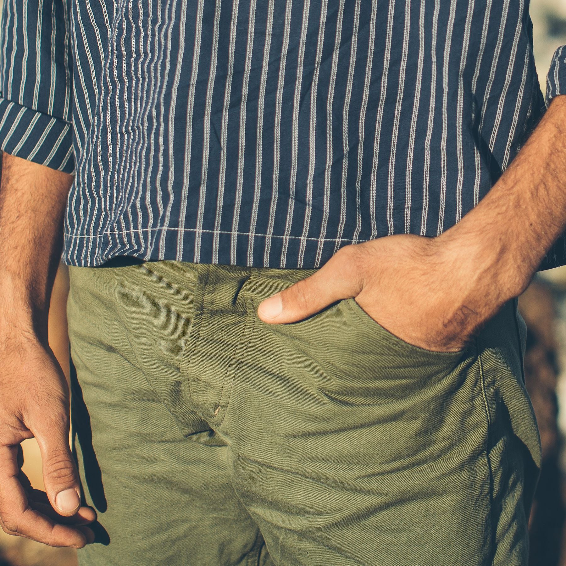 The Camp Pant in Olive Drab Selvage - Image 6