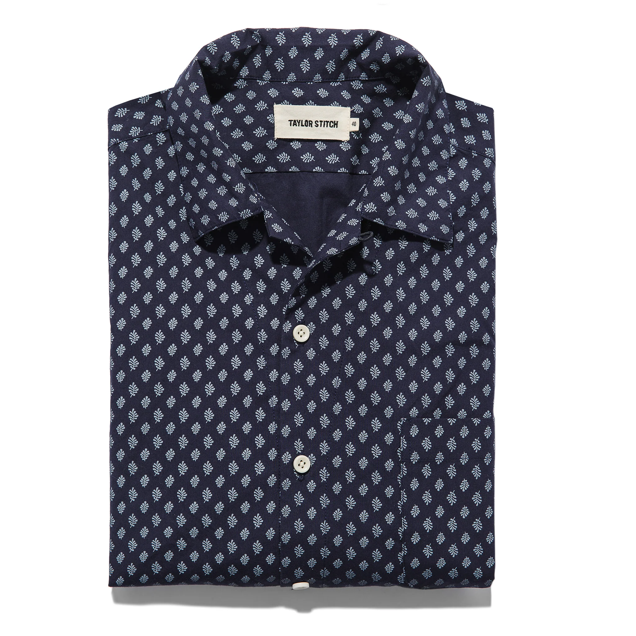 The Short Sleeve Hawthorne in Navy Floral - Image 6