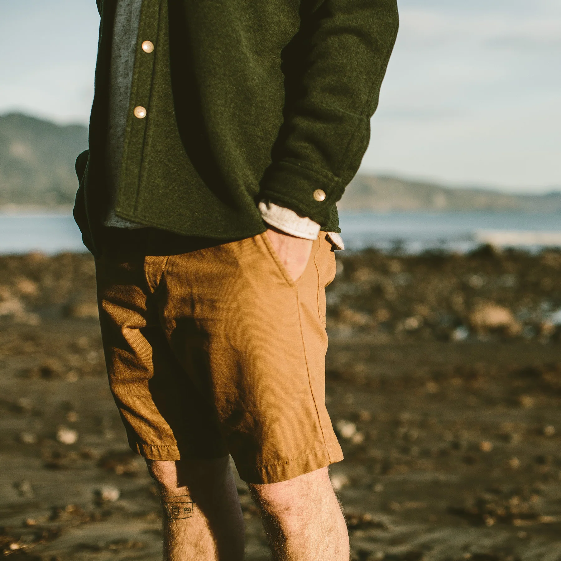 The Camp Short in Washed Camel - Image 5