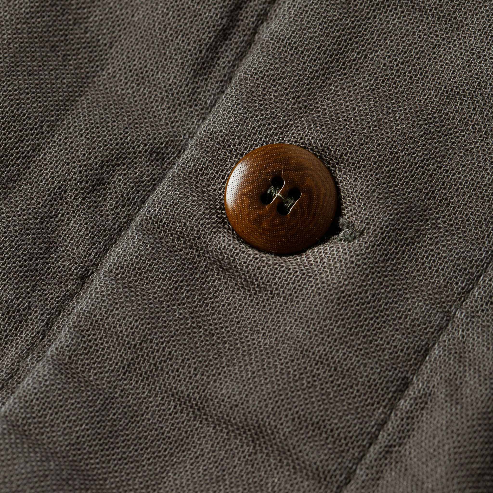 The Caravan Shirt in Walnut Double Cloth - Image 7