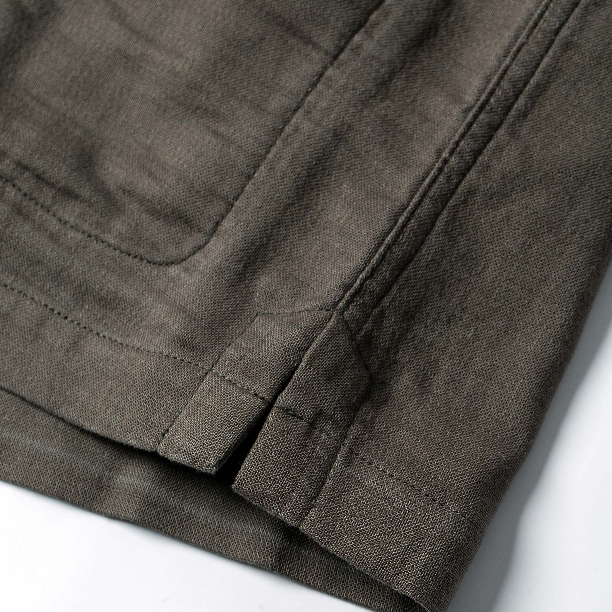 The Caravan Shirt in Walnut Double Cloth - Image 8