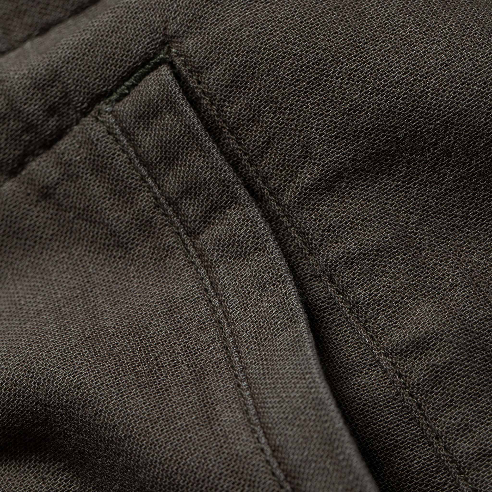 The Caravan Shirt in Walnut Double Cloth - Image 9
