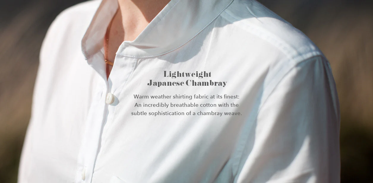 The Caroline in White Chambray - Image 9