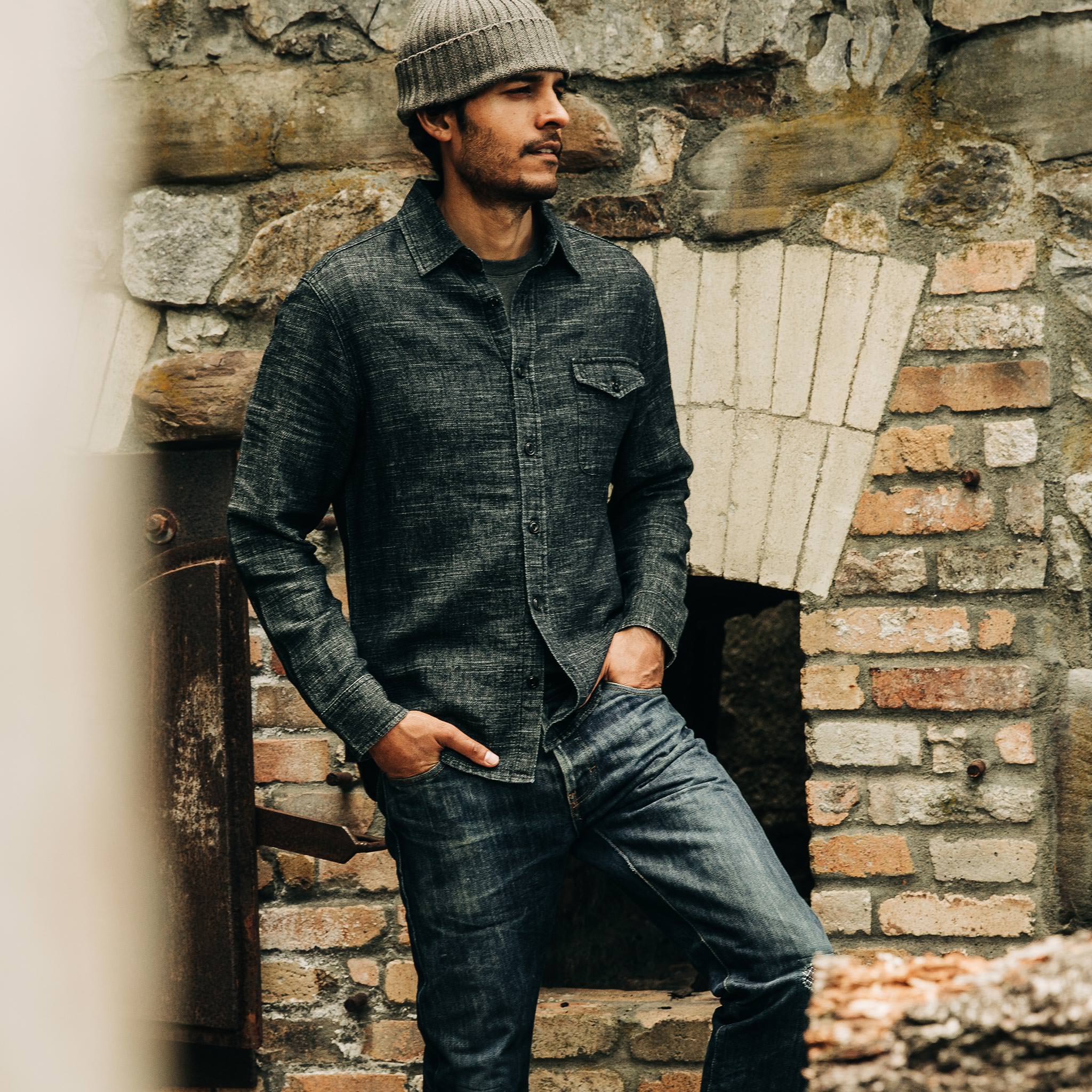 The Cash Shirt in Indigo Hemp - Image 2