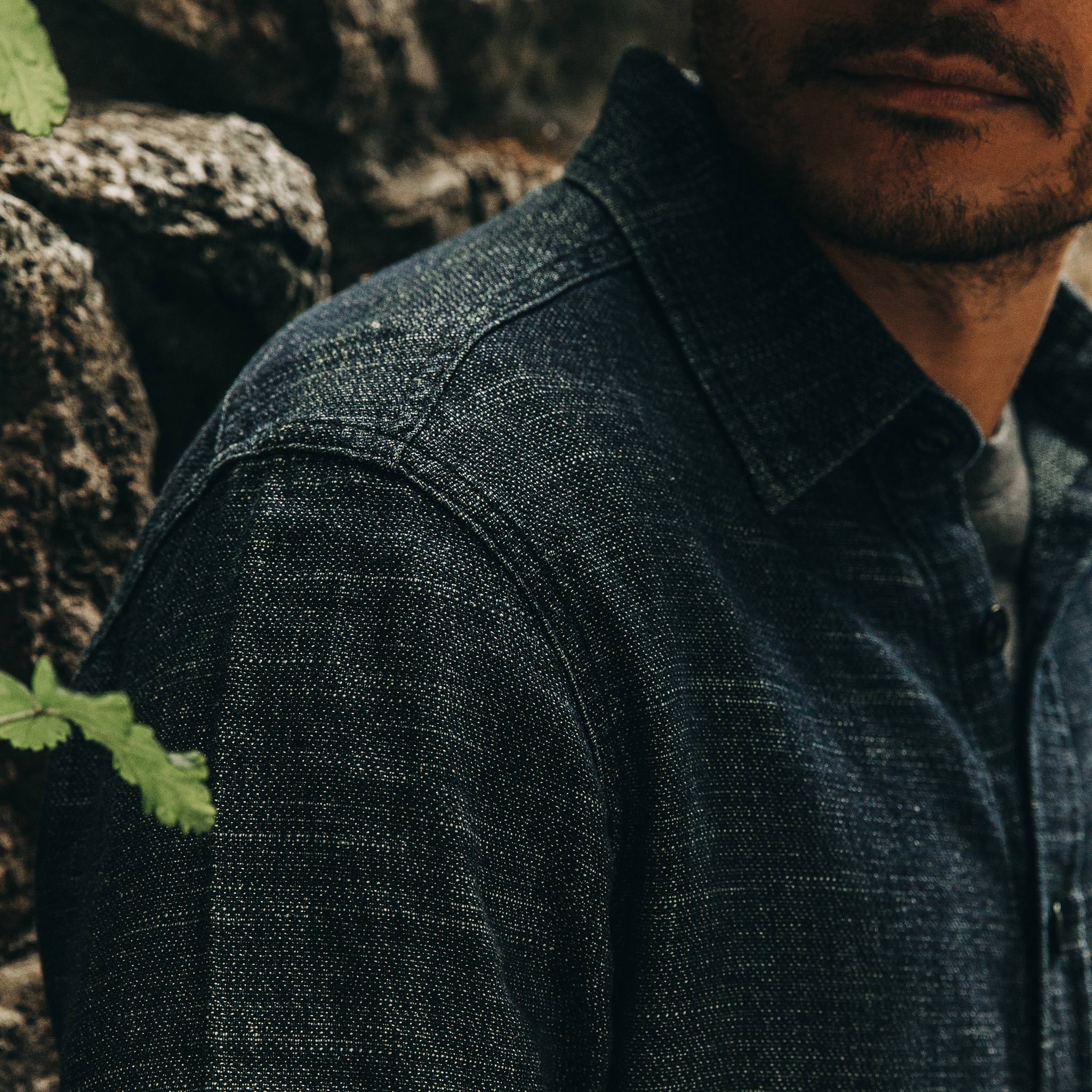 The Cash Shirt in Indigo Hemp - Image 5