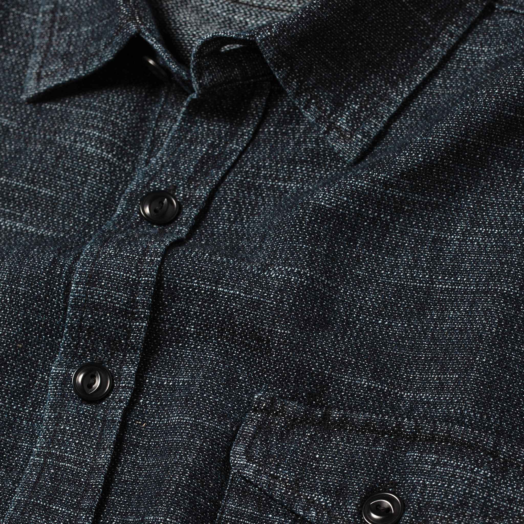 The Cash Shirt in Indigo Hemp - Image 6