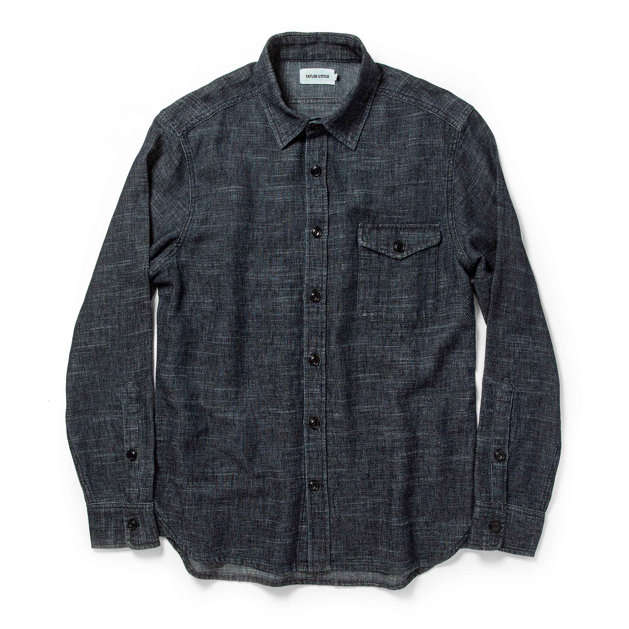 The Cash Shirt in Indigo Hemp - Image 9