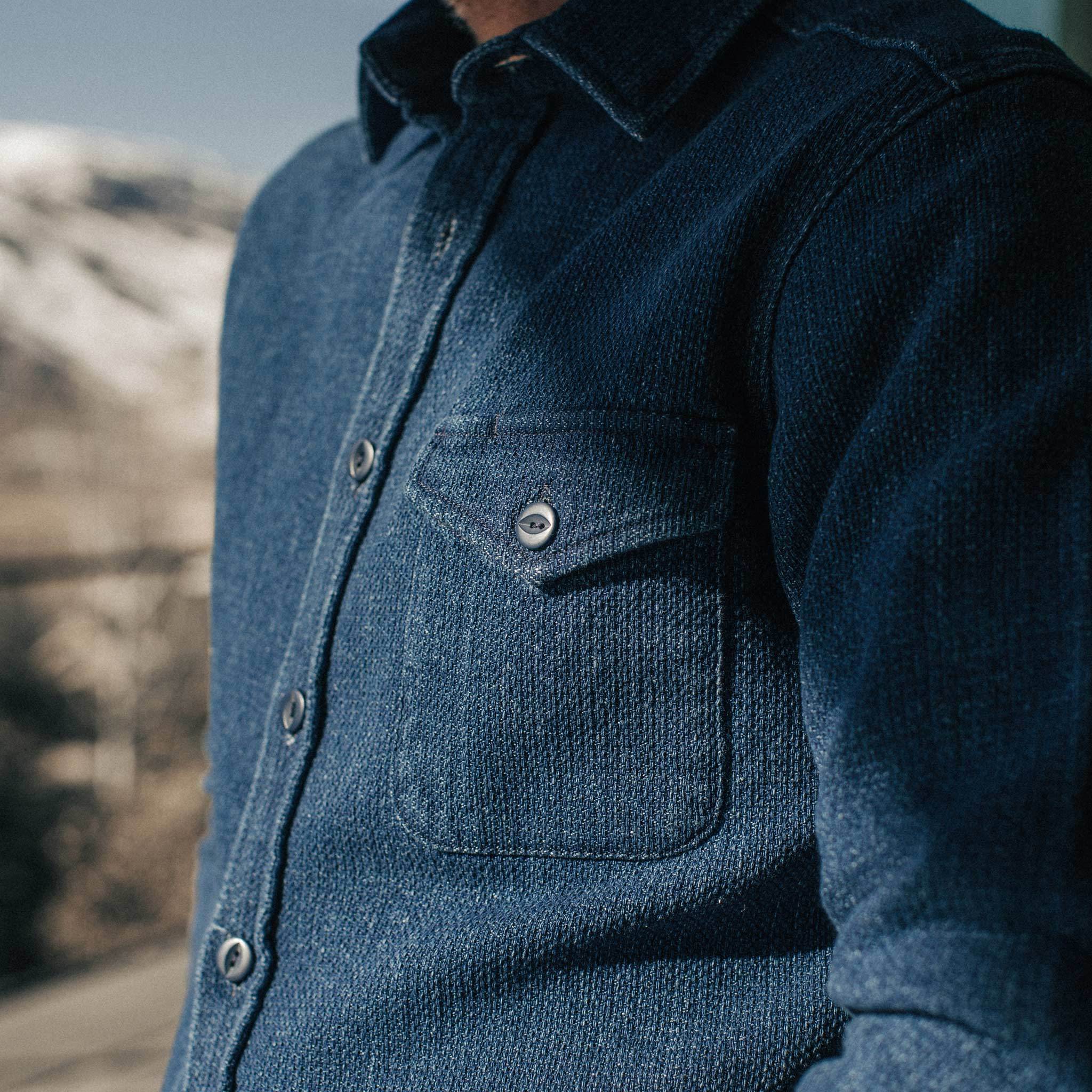 The Cash Shirt in Indigo Sashiko - Image 5
