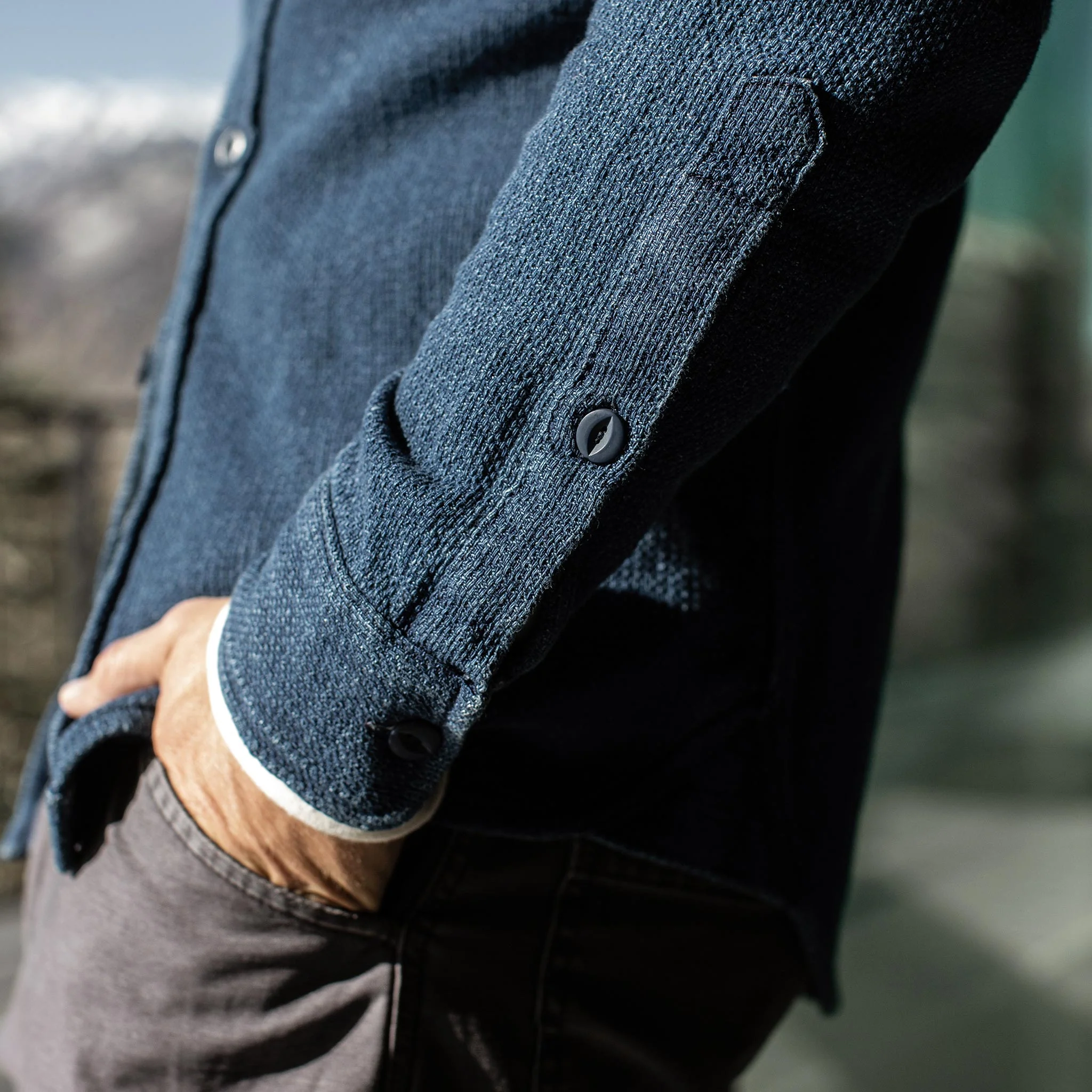 The Cash Shirt in Indigo Sashiko - Image 6