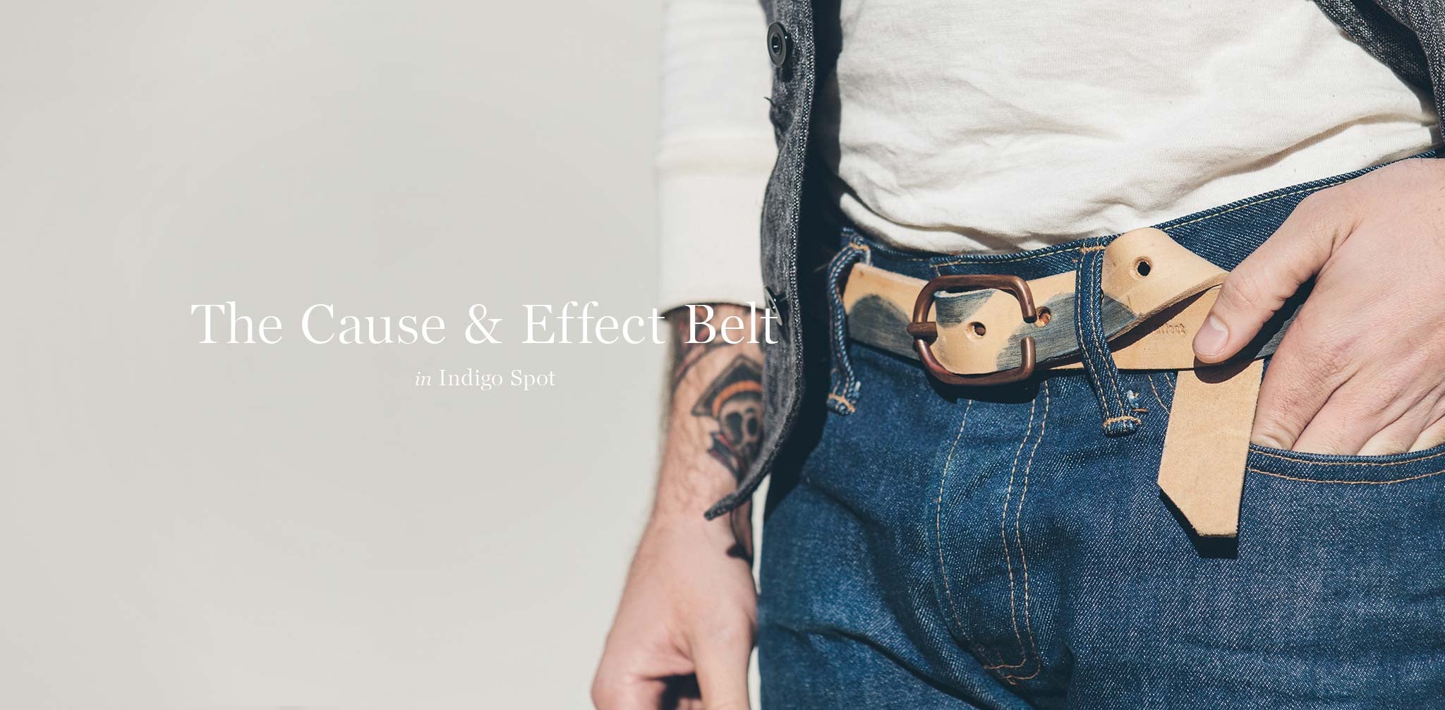 The Cause & Effect Belt in Indigo Spot - Image 3