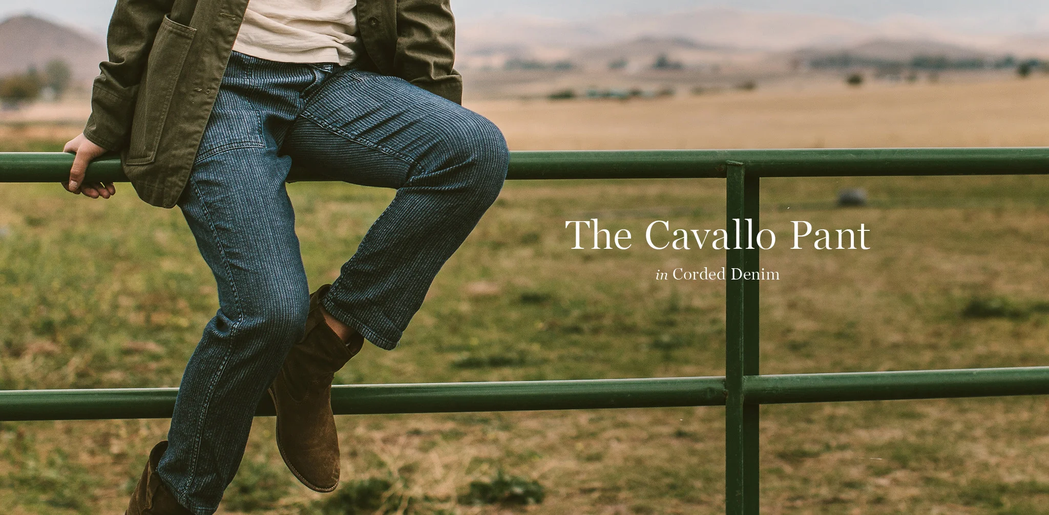 The Cavallo Pant in Corded Denim - Image 10