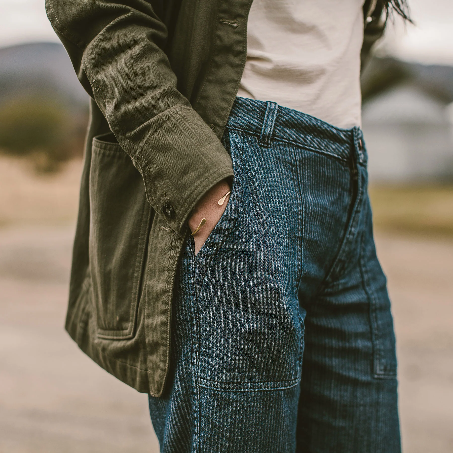 The Cavallo Pant in Corded Denim - Image 6