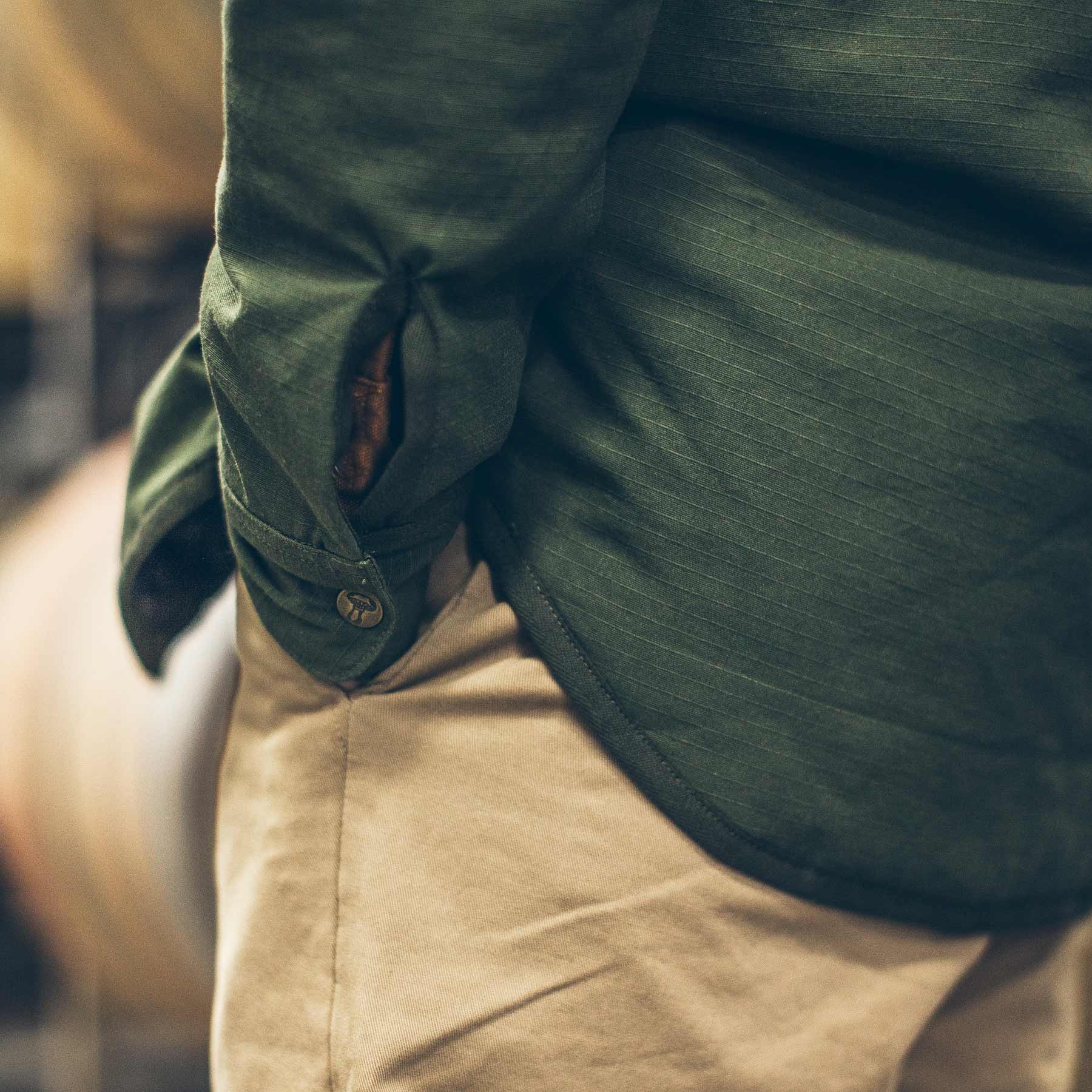 The Chore Jacket in Army Ripstop Canvas - Image 5