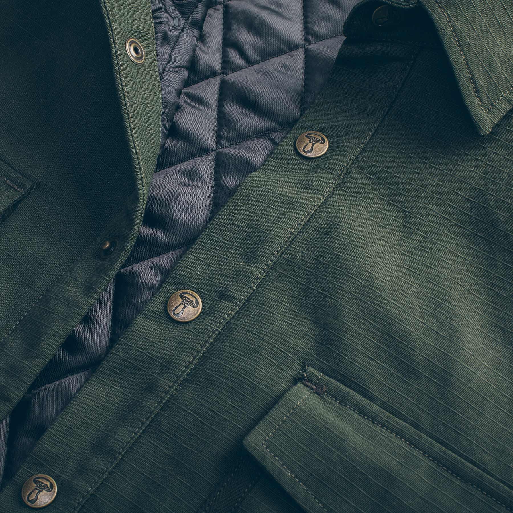The Chore Jacket in Army Ripstop Canvas - Image 6