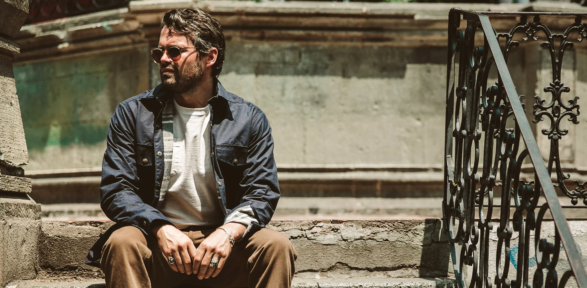 The Chore Jacket in Navy Dry Wax Canvas - Image 11