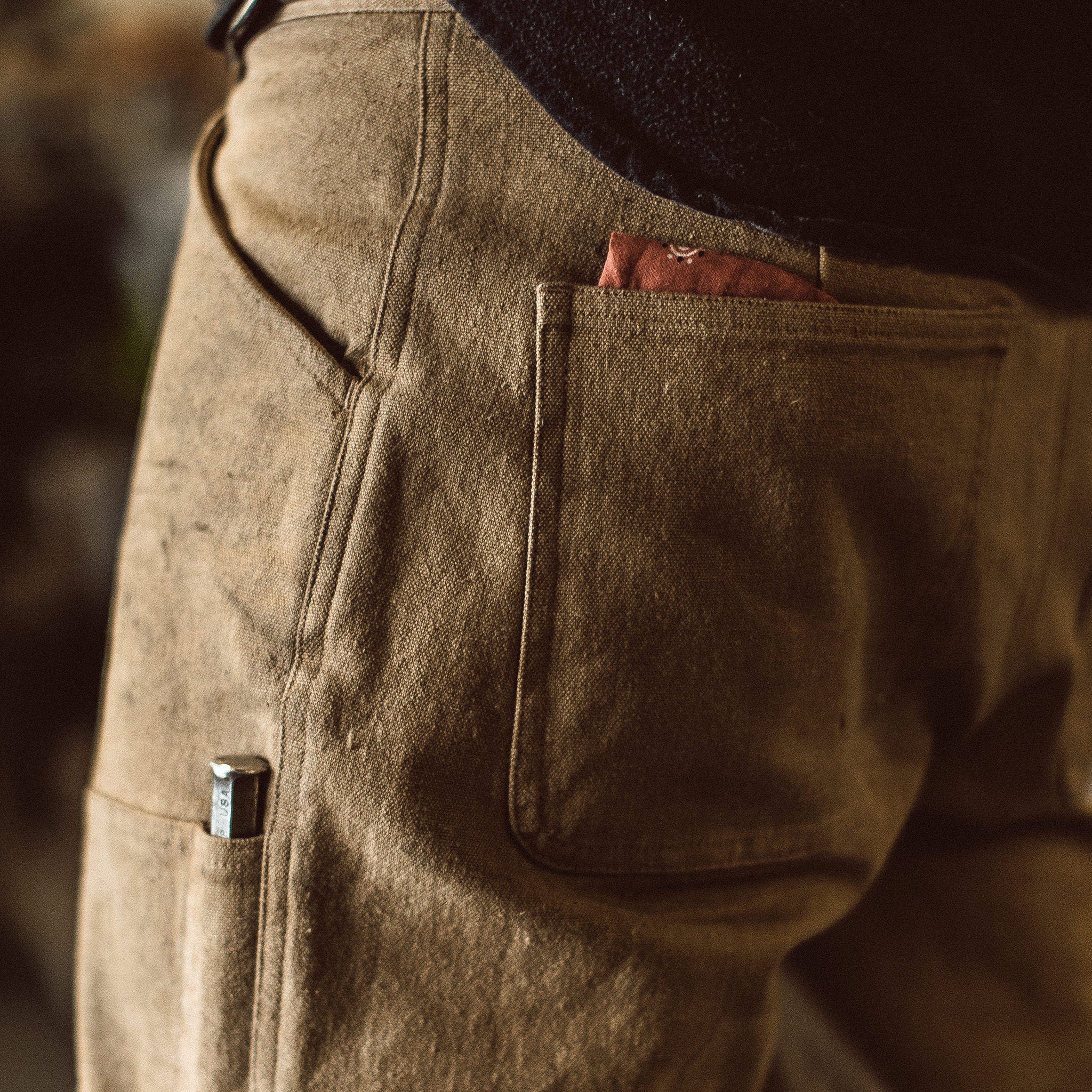 The Chore Pant in British Khaki Boss Duck - Image 5
