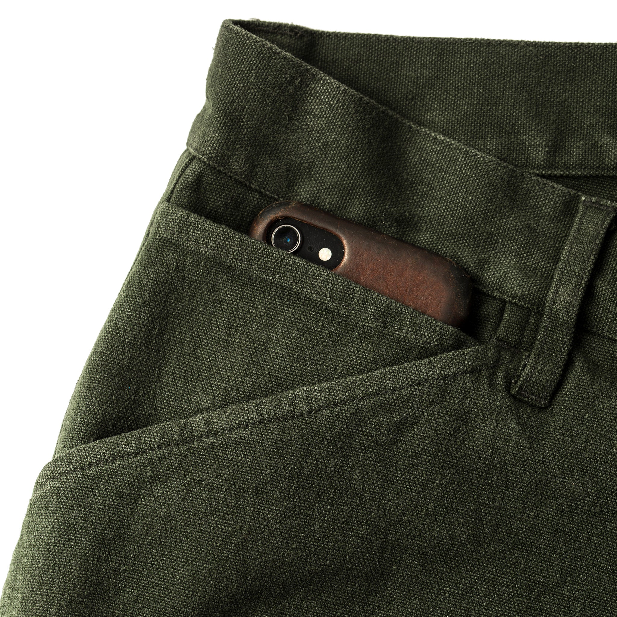 The Chore Pant in Dark Olive Boss Duck - Image 10