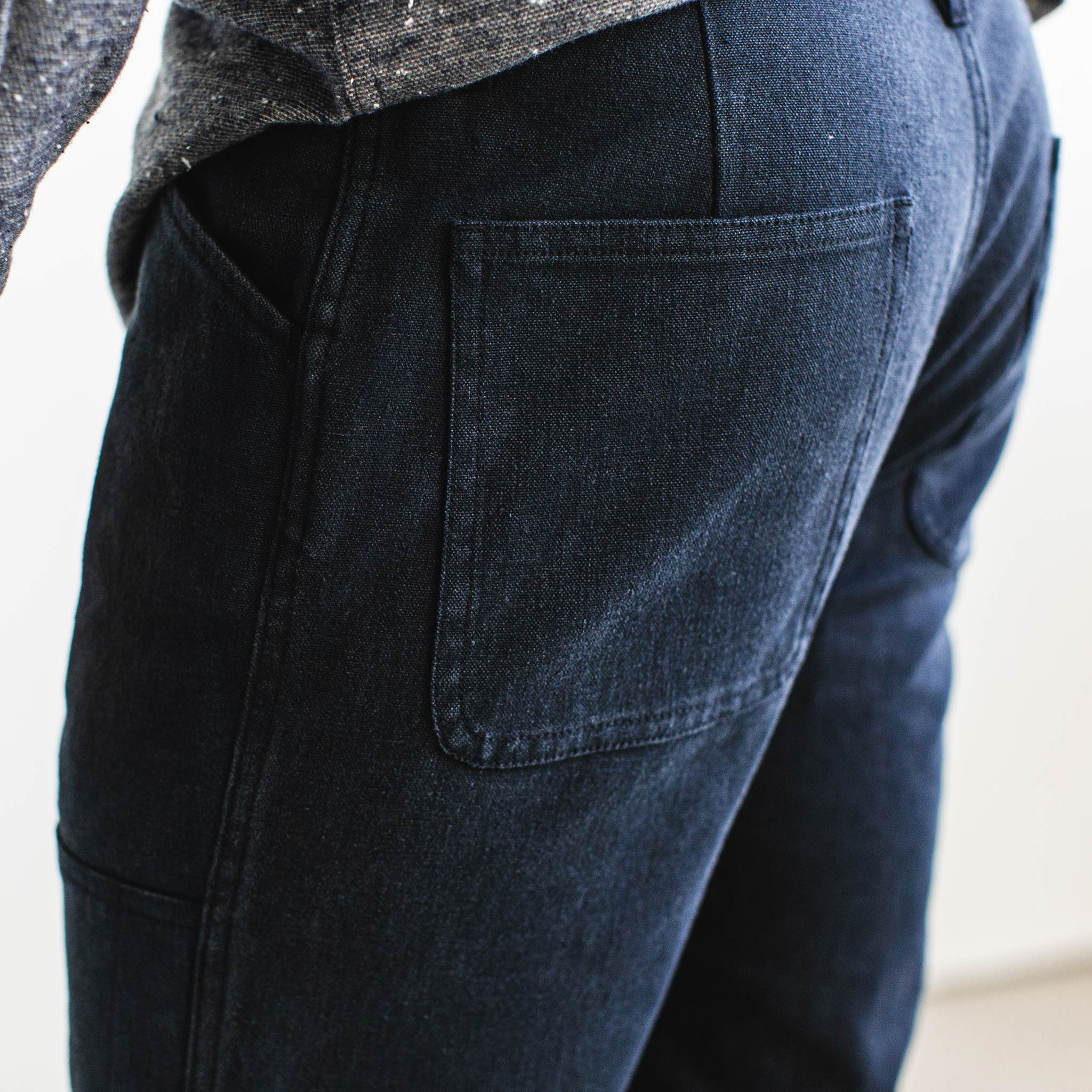The Chore Pant in Indigo Boss Duck - Image 4