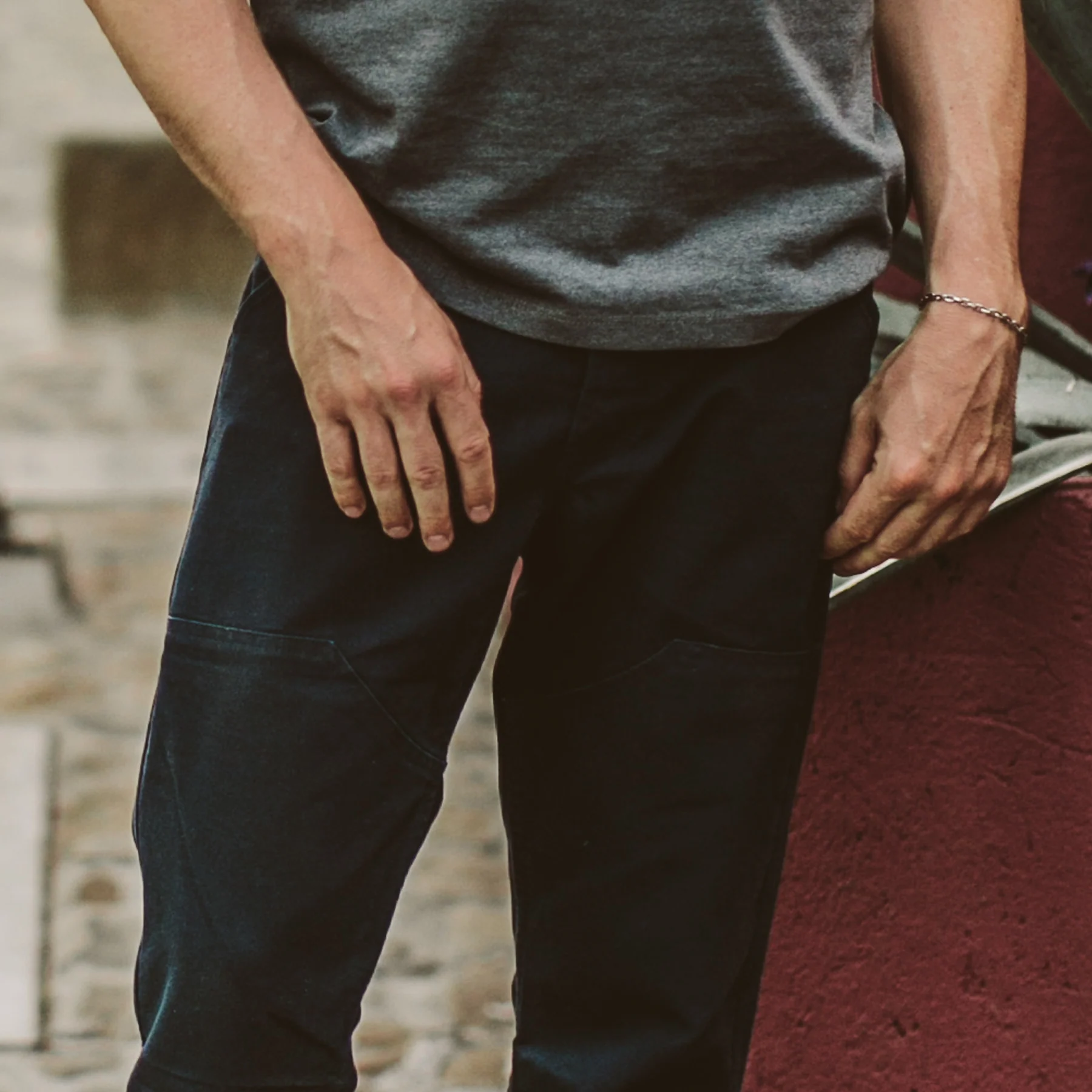 The Chore Pant in Washed Navy - Image 5