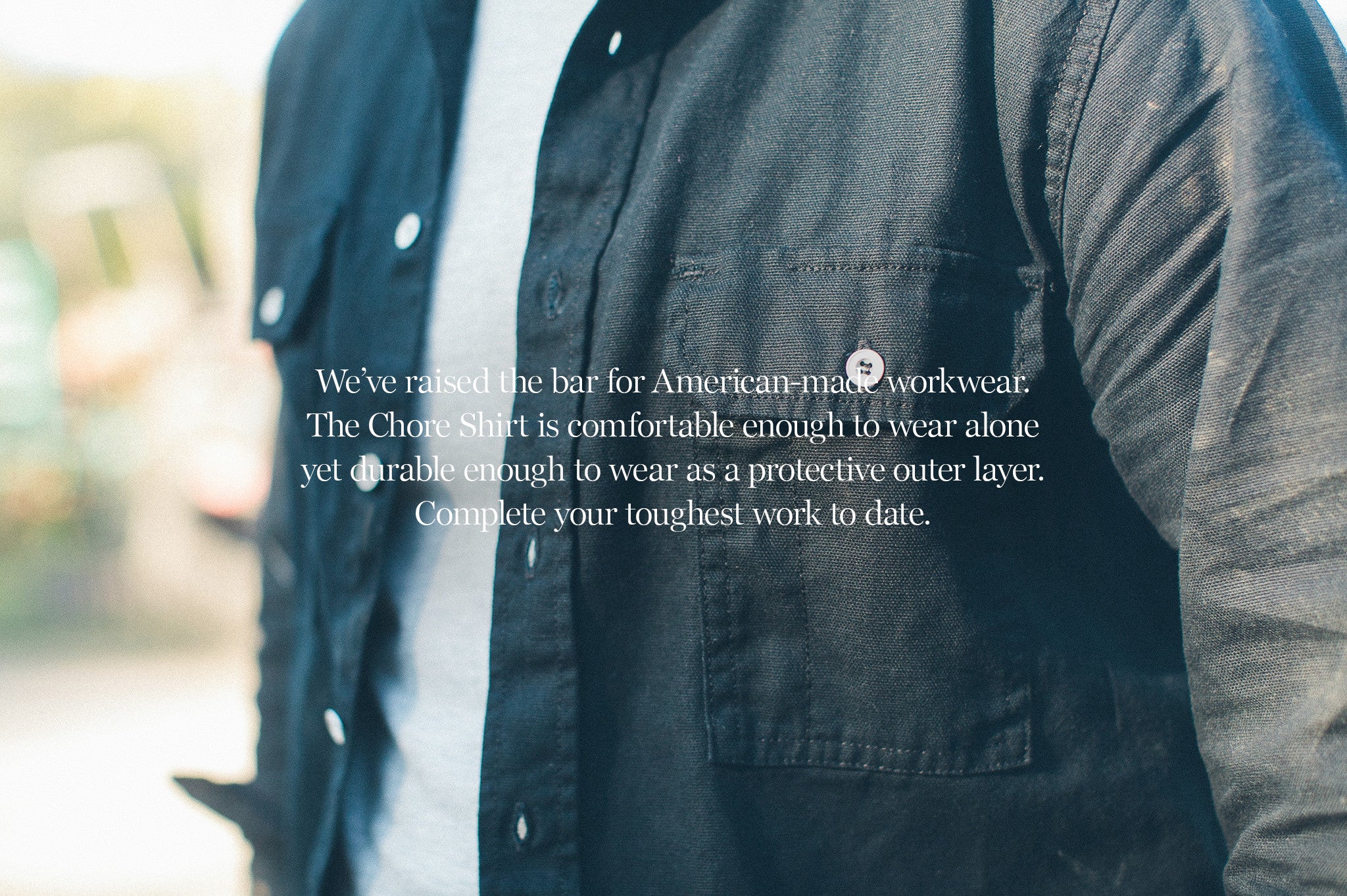 The Chore Shirt in Coal - Image 9