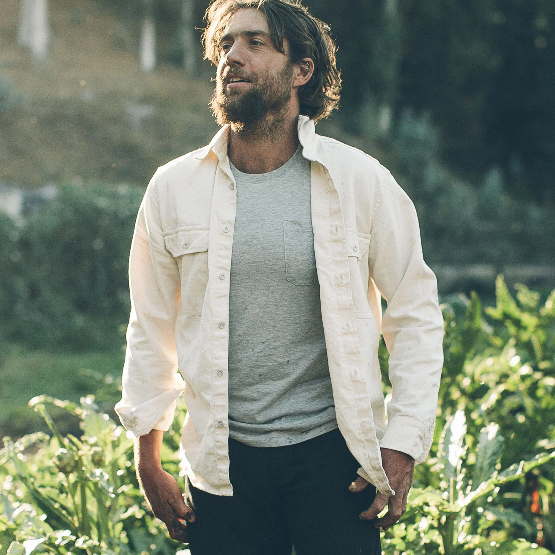 The Chore Shirt in Natural - Image 6