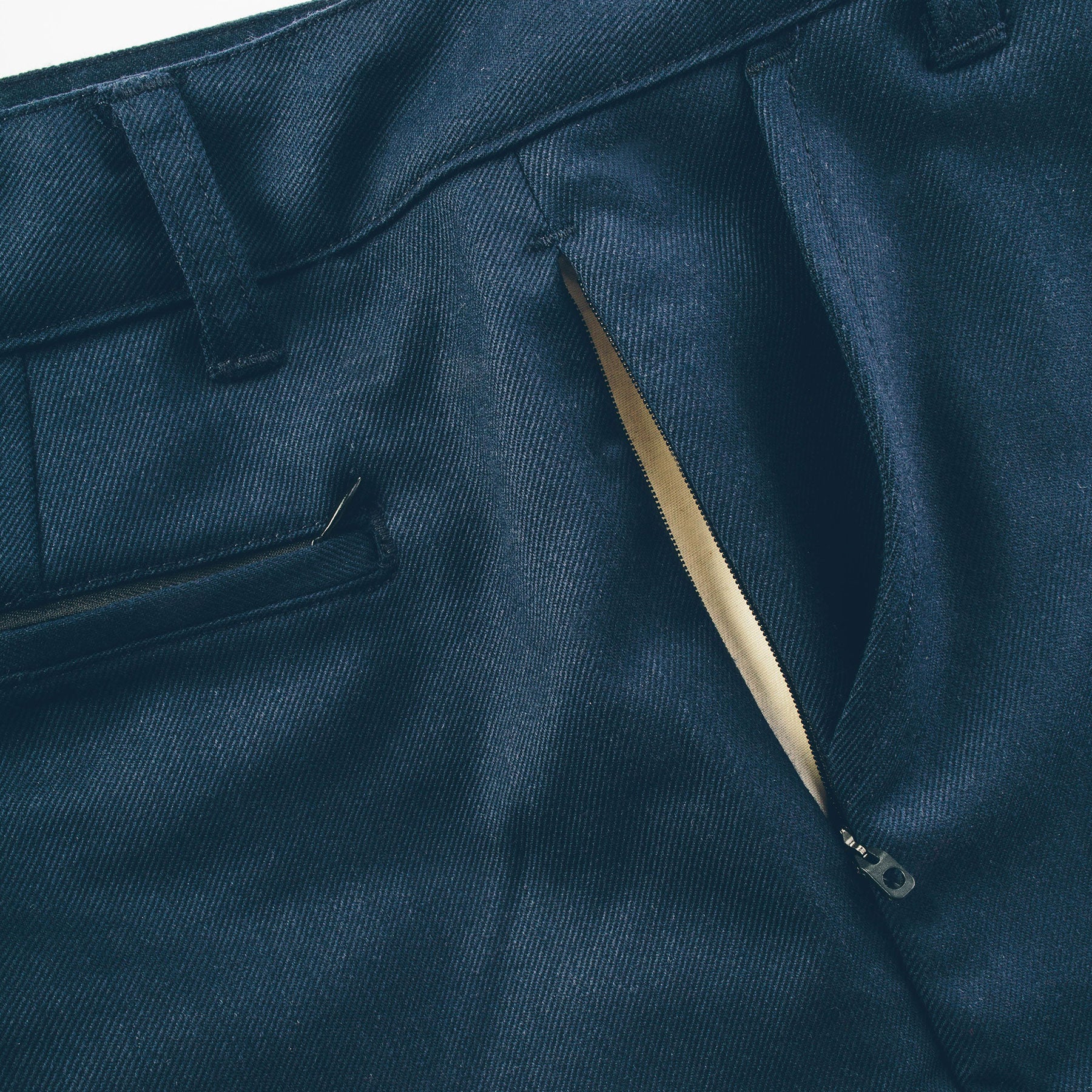 The Civic Chino in Navy Merino 4S - Image 5
