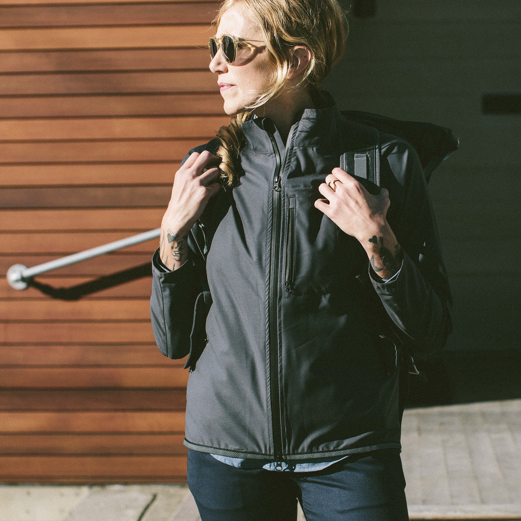 The Civic Jacket in Steel MerinoPerform™ - Image 7