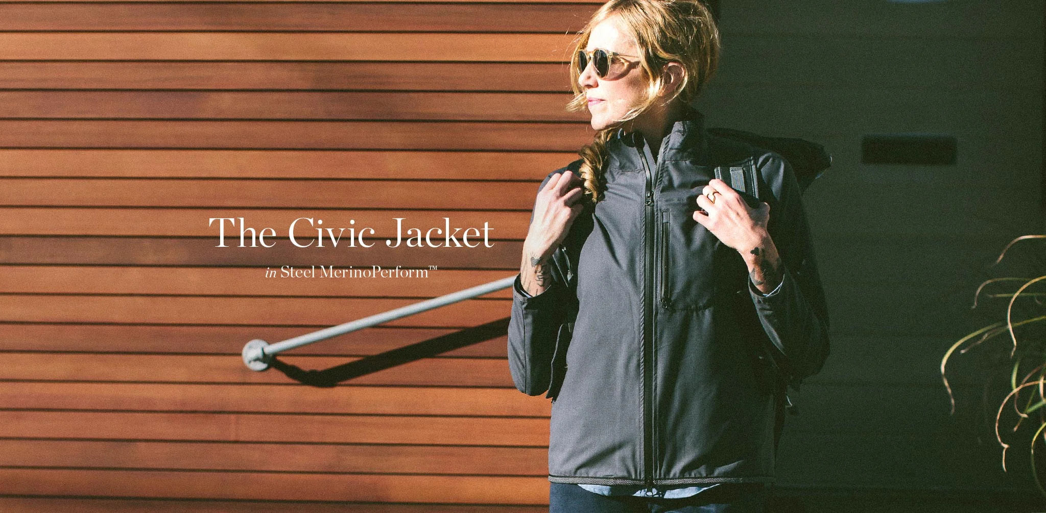 The Civic Jacket in Steel MerinoPerform™ - Image 9