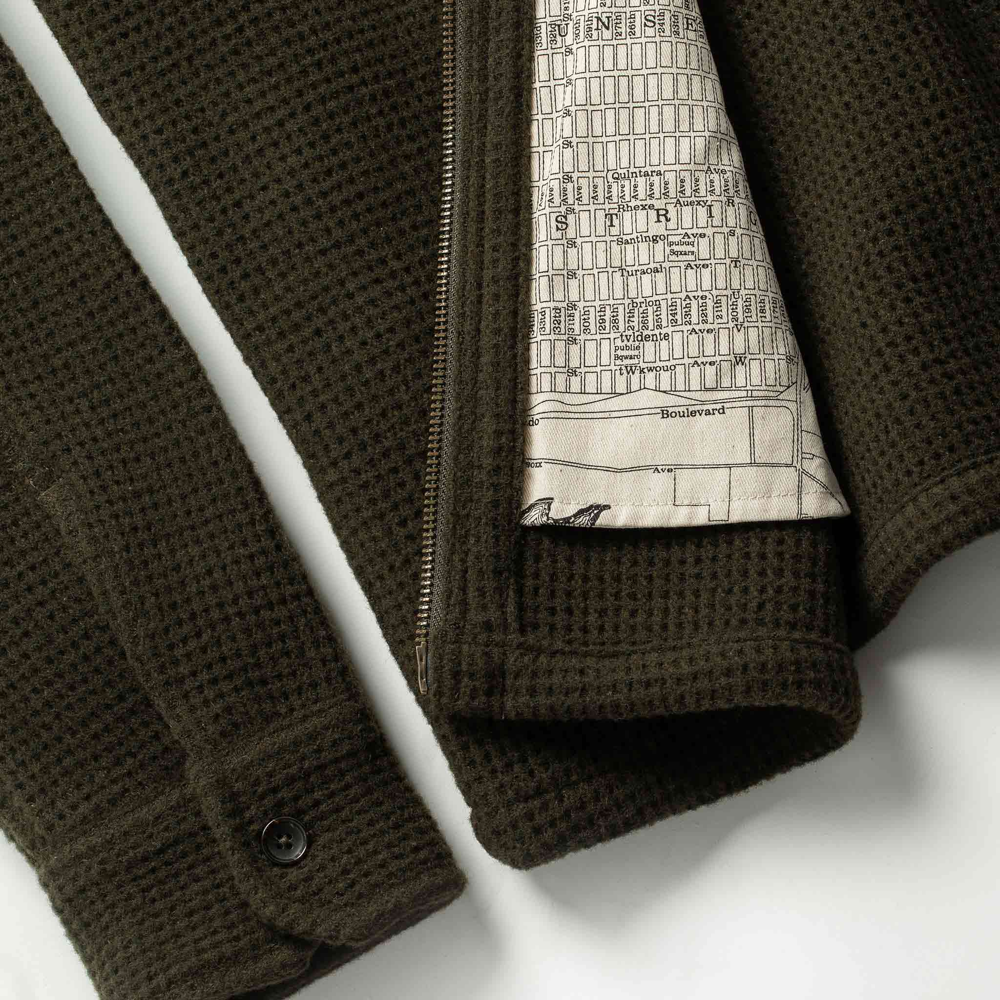 The Coit Jacket in Olive Waffle - Image 10