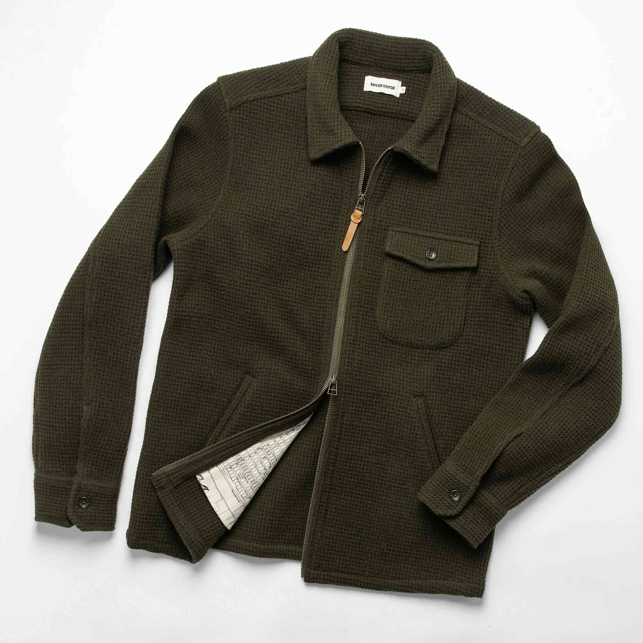 The Coit Jacket in Olive Waffle - Image 14