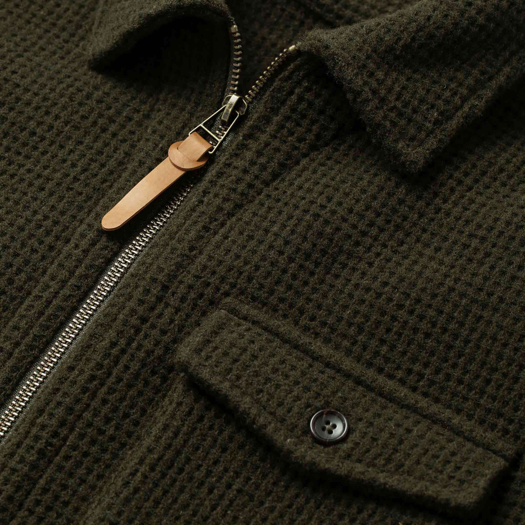 The Coit Jacket in Olive Waffle - Image 7