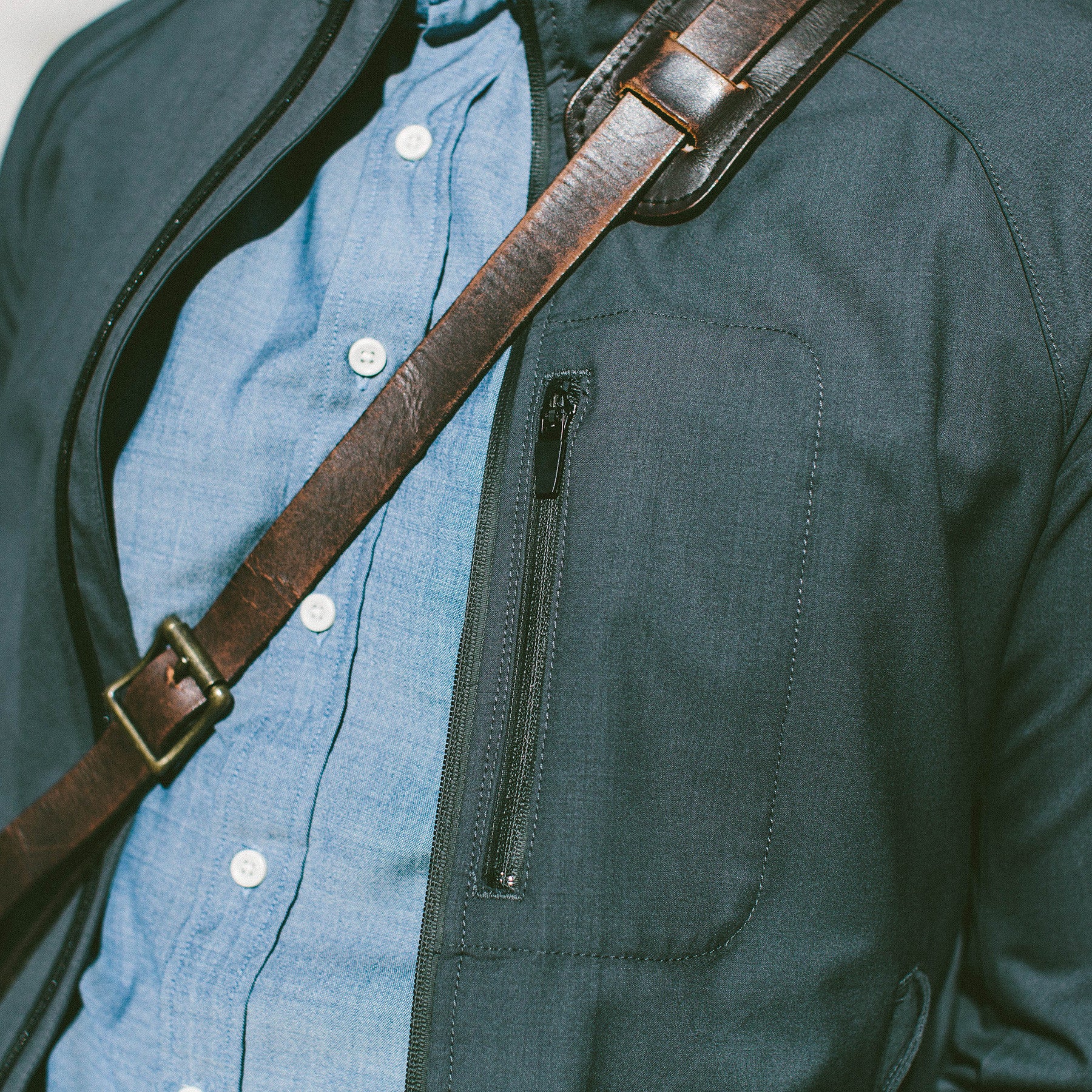 The Alvar Jacket in Steel - Image 7