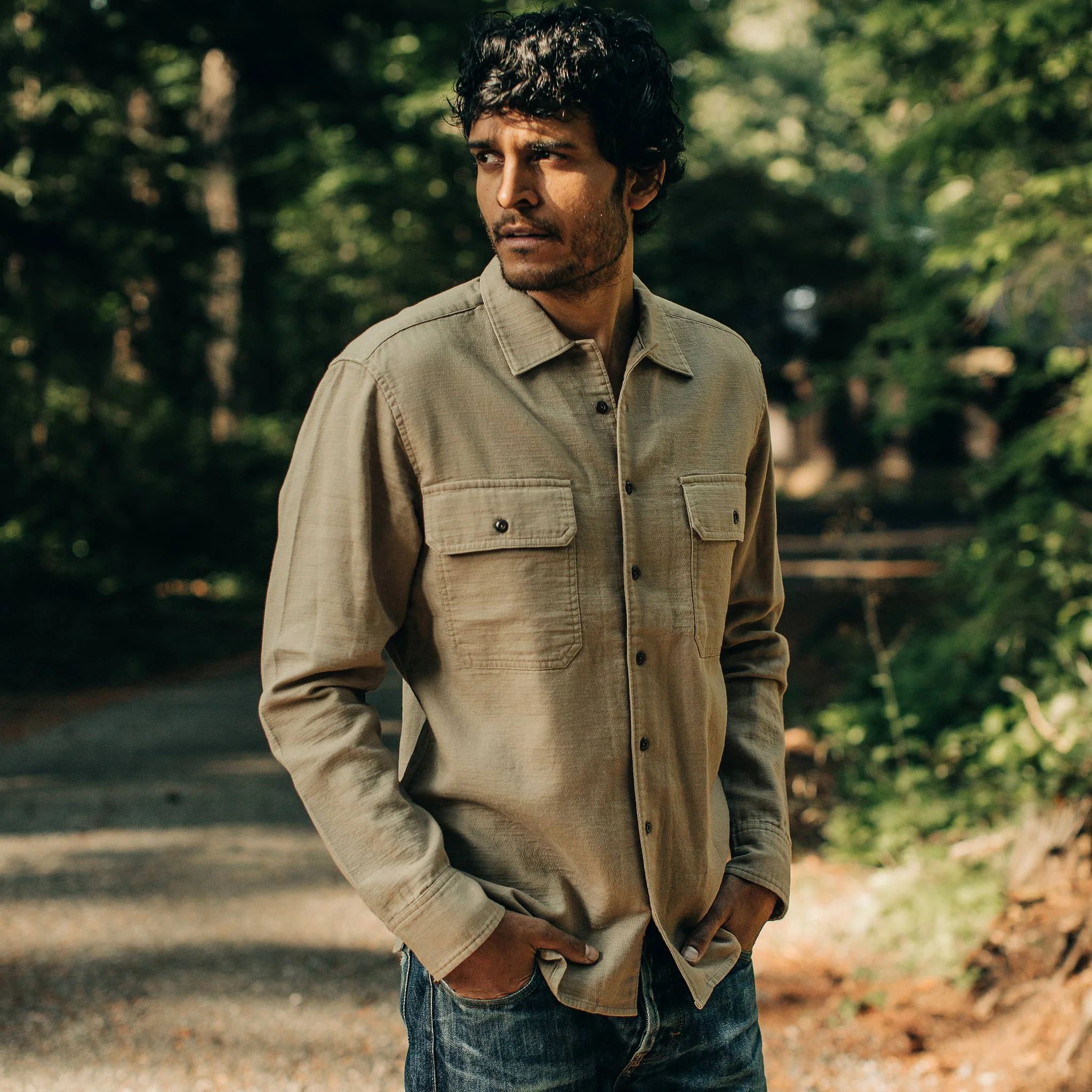 The Corso in Khaki Double Cloth - Image 2