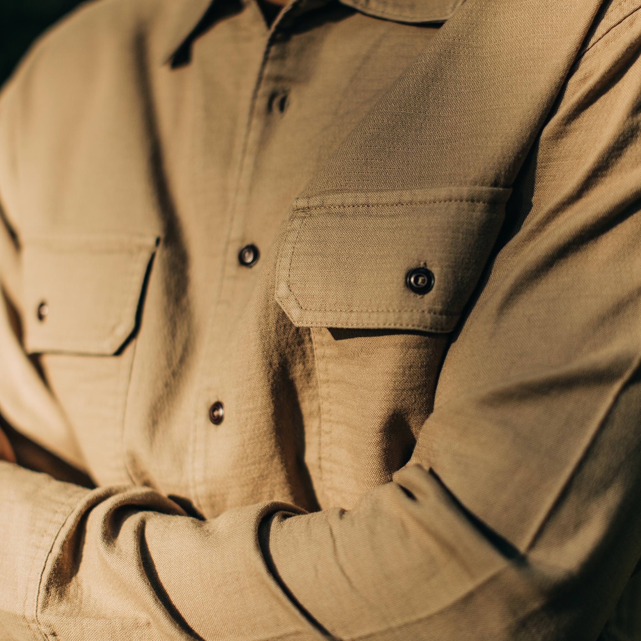 The Corso in Khaki Double Cloth - Image 3