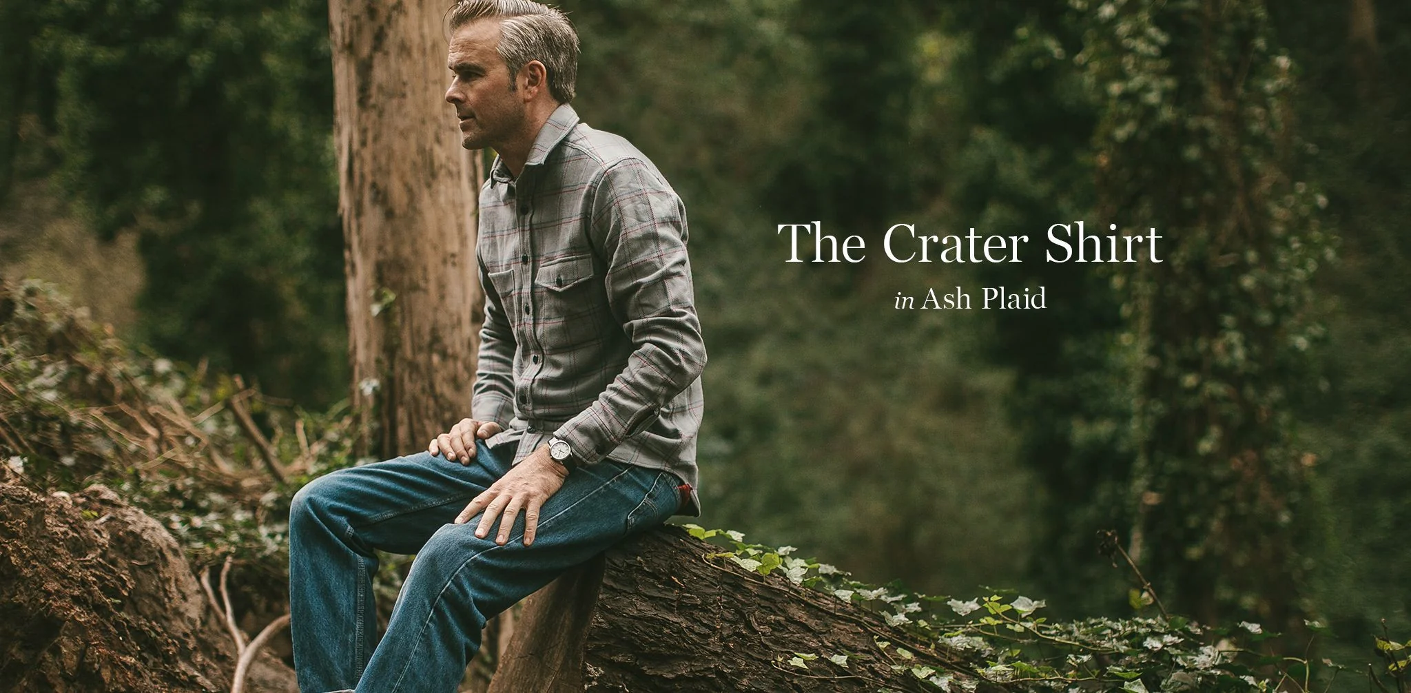 The Crater Shirt in Ash Plaid - Image 13