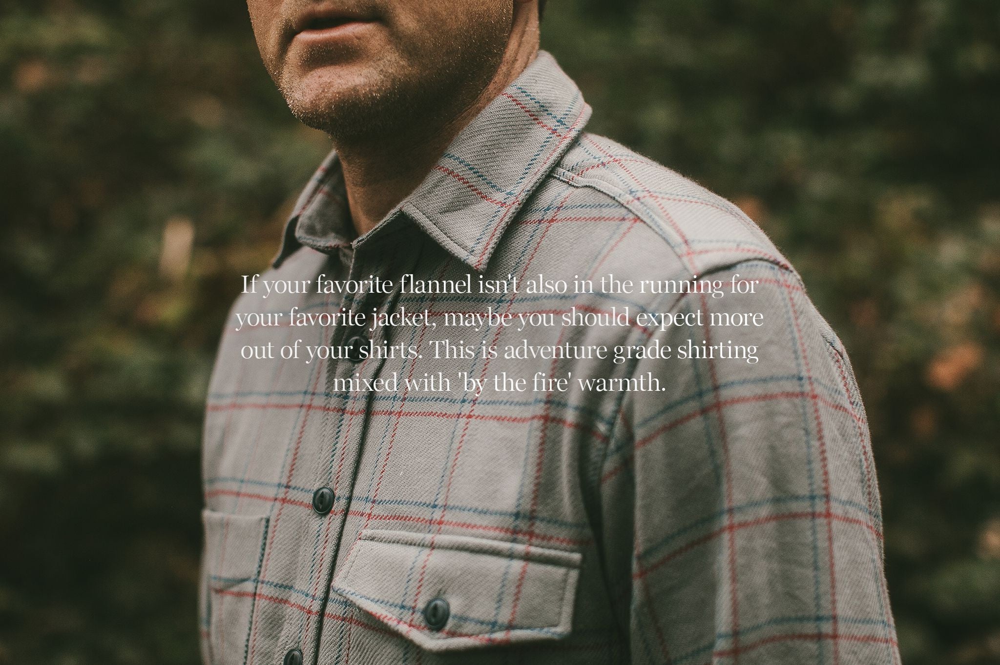 The Crater Shirt in Ash Plaid - Image 9